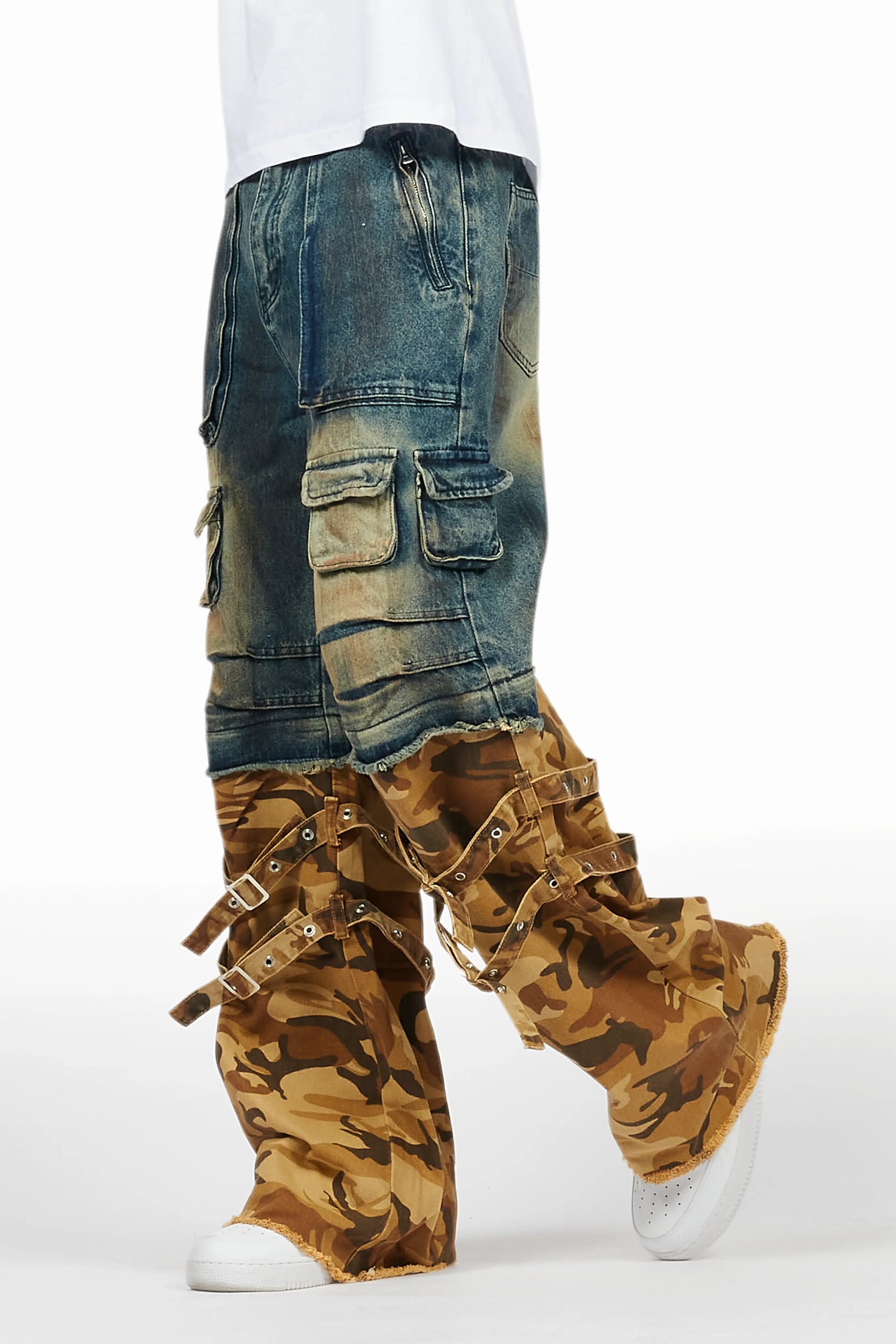 Exxus Dark Blue Baggy Fit Jean