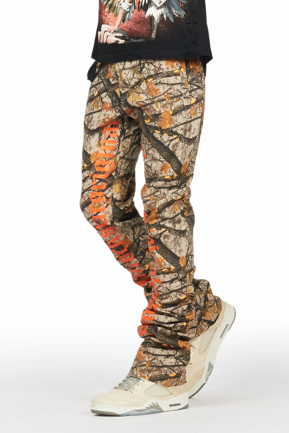 Callie Tree Camo Super Stacked Flare Pants– Rockstar Original