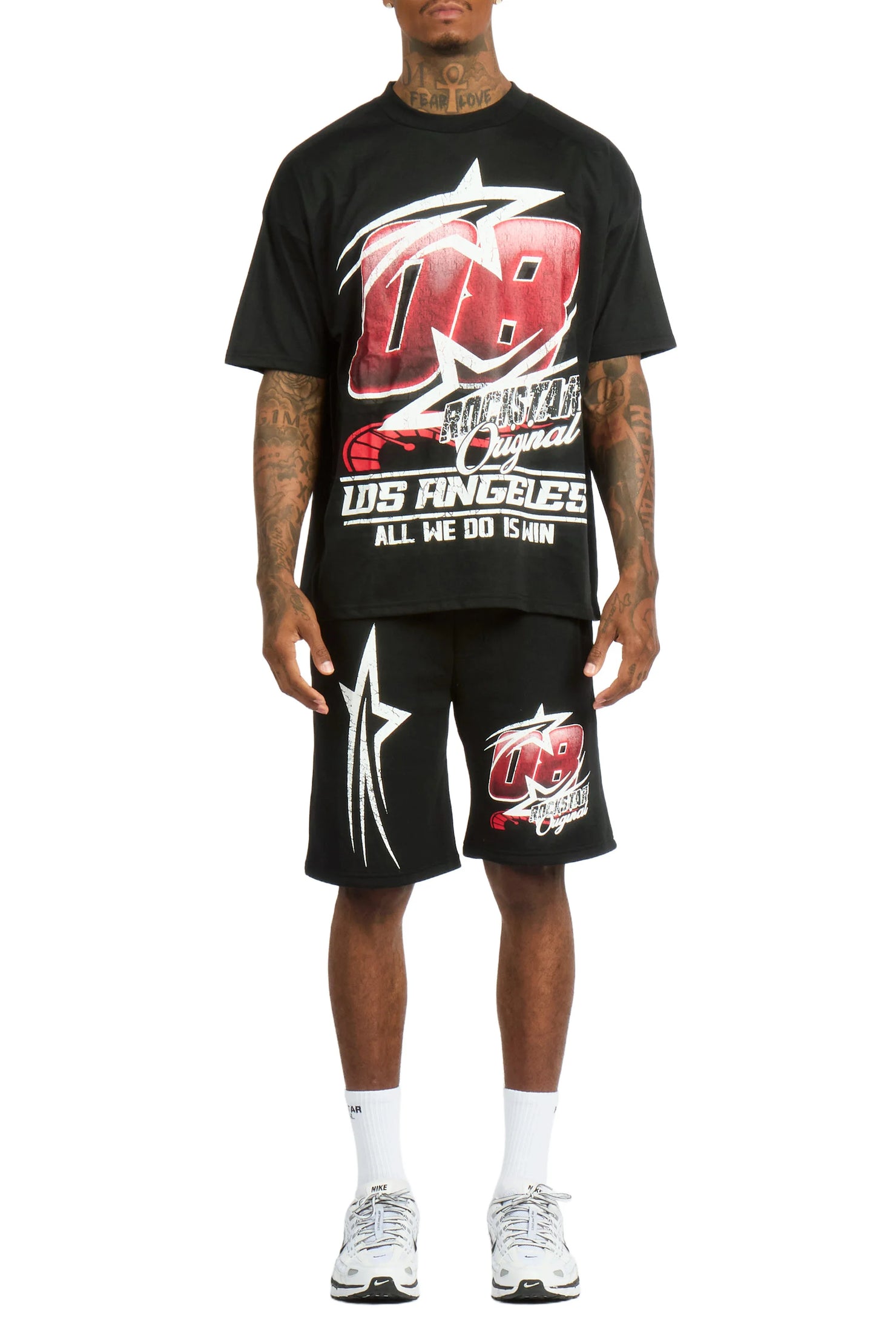 Kastell Black T-Shirt Short Set