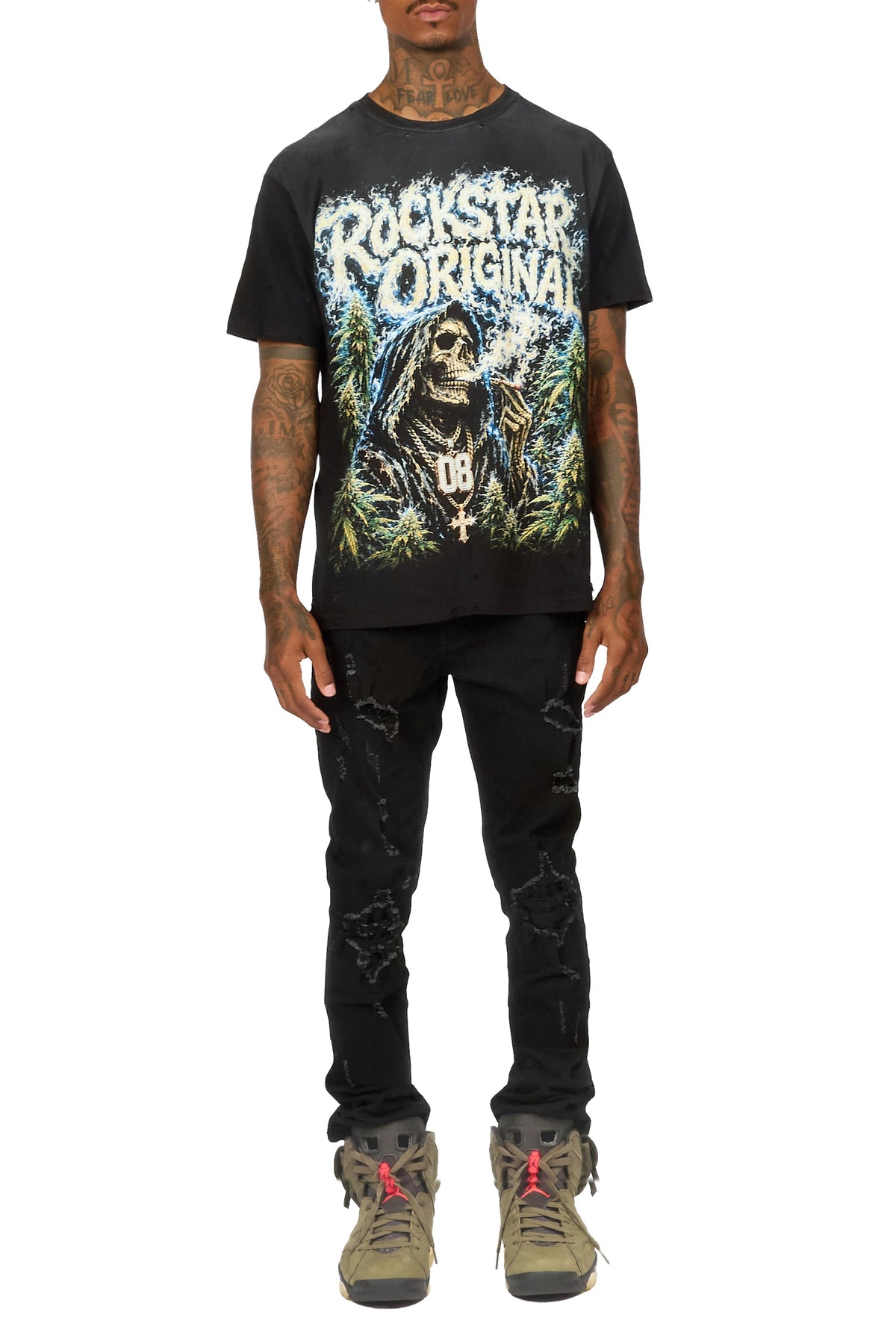 Depino Jet Black Slim Fit Jean