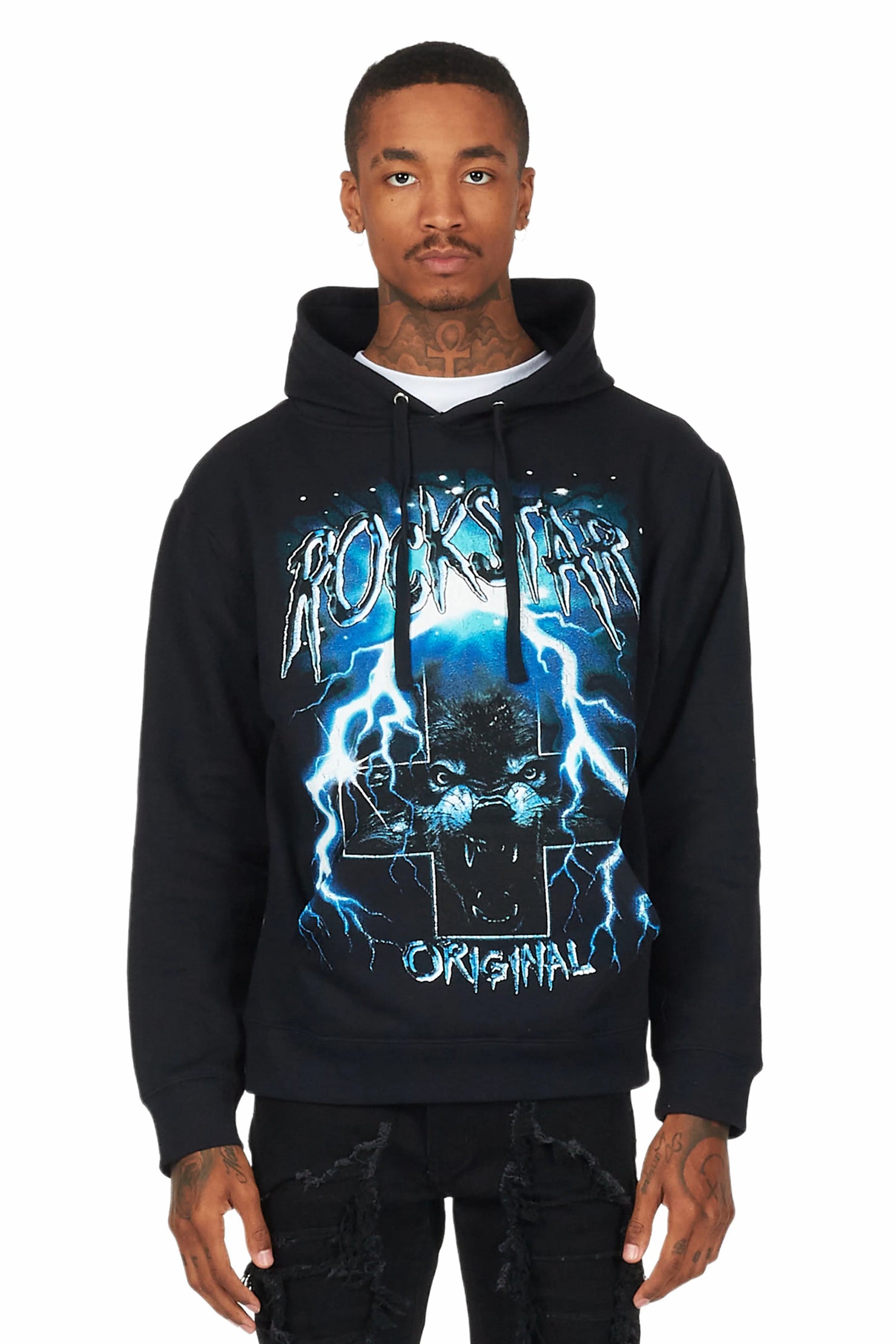Bolk Black Graphic Hoodie