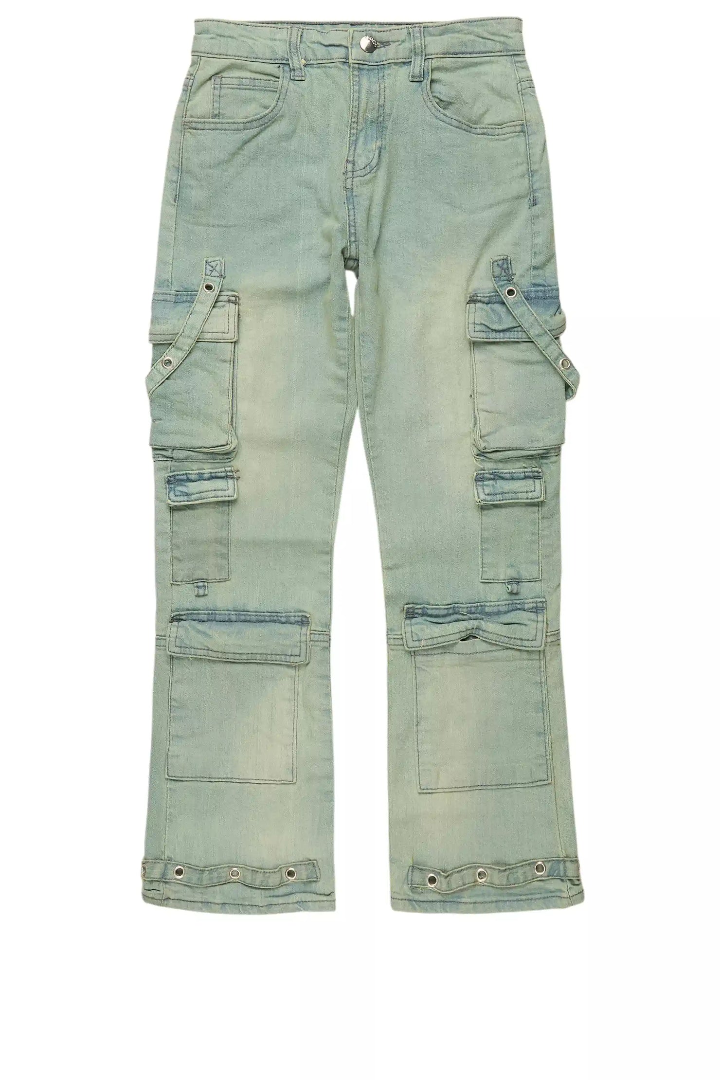 Boys Iggy Ice Blue Flare Jean