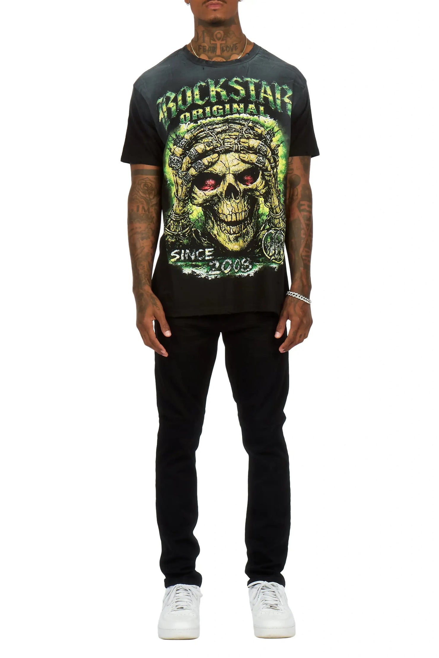 Devaughn Jet Black Slim Fit Jean