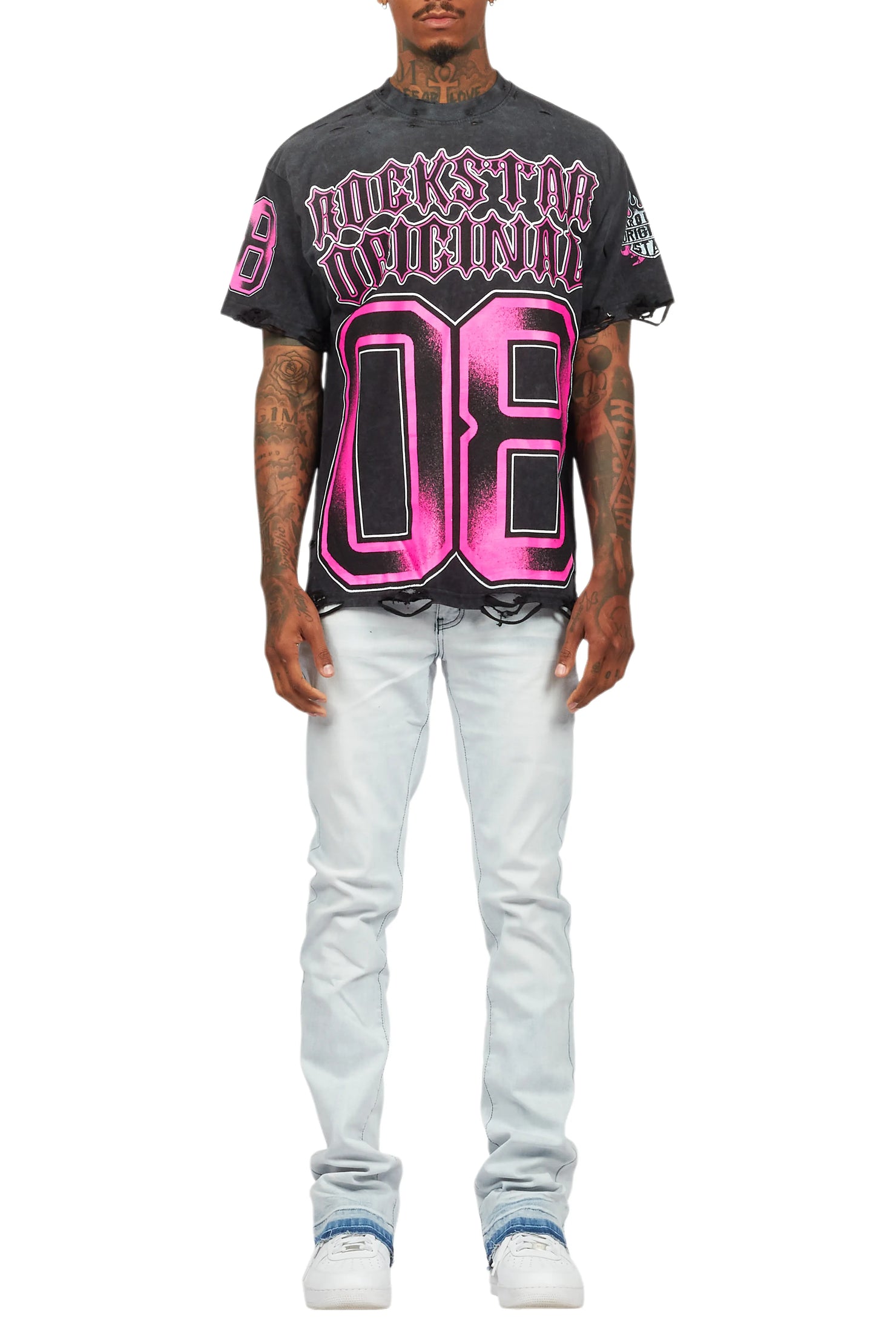 Alim Vintage Black Oversized Graphic T-Shirt