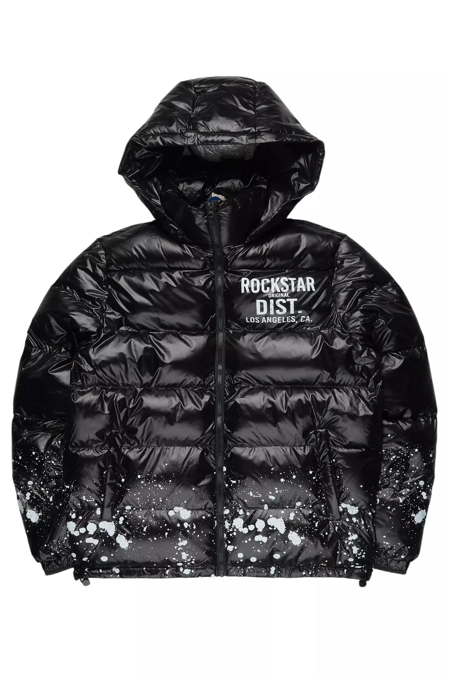 Raffer Black Heavy Puffer Jacket