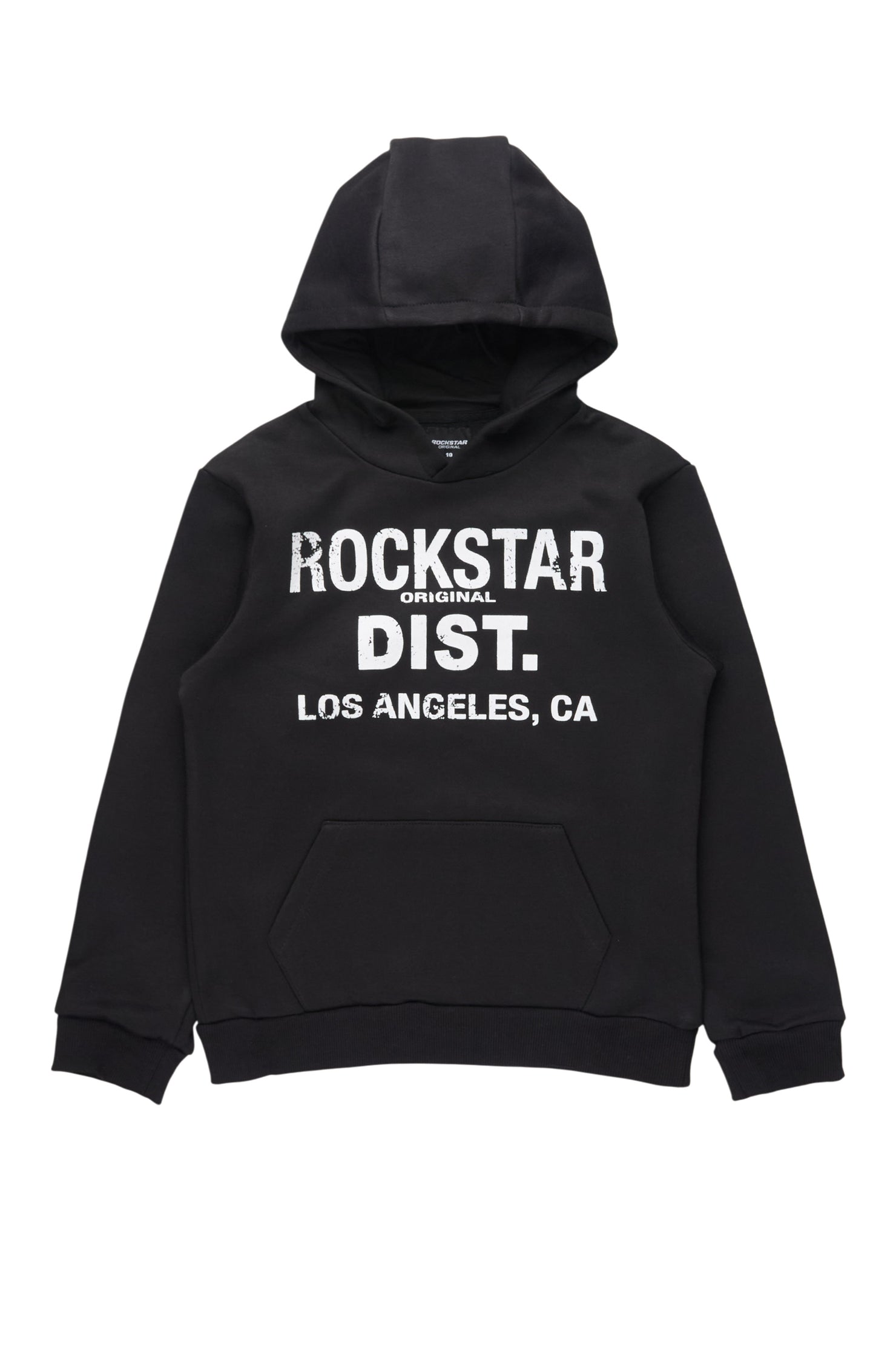 Boys Koen Black/White Graphic Hoodie