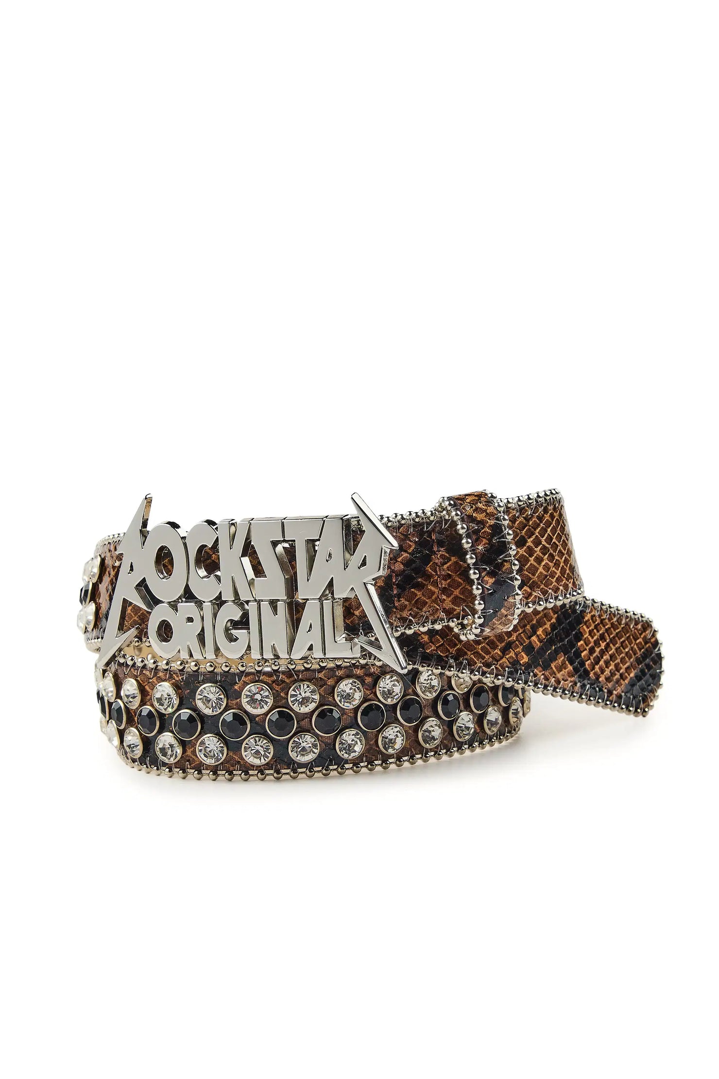 Boys Hawk Snake Rockstar Logo Belt