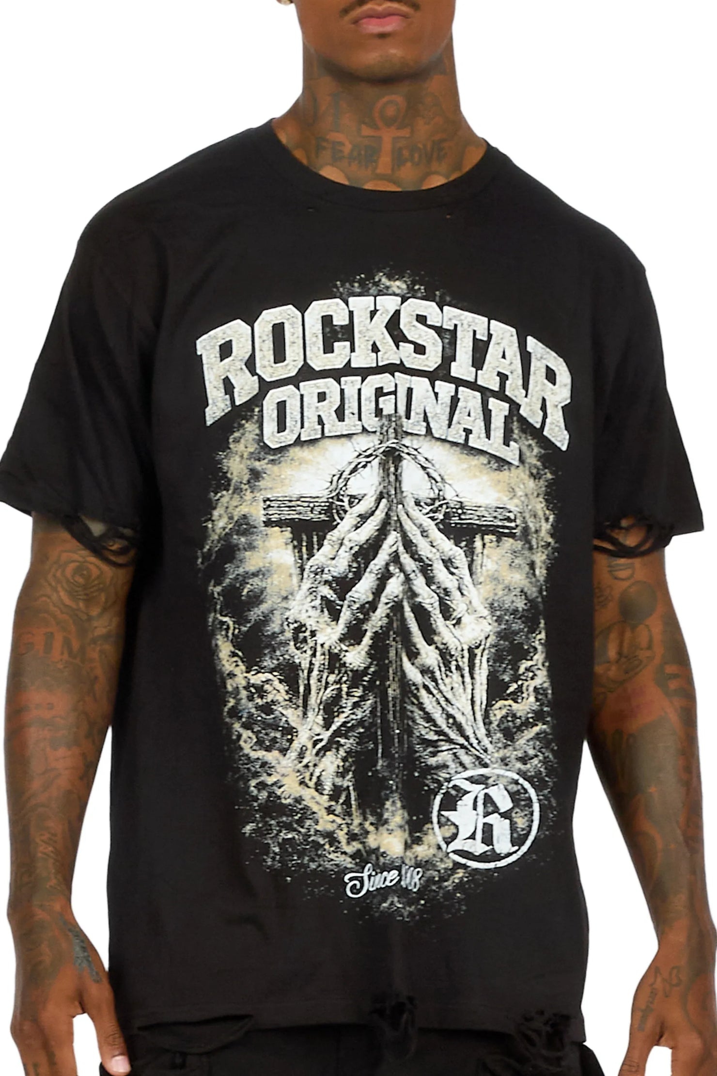 Westbrook Black Oversized Graphic T-Shirt