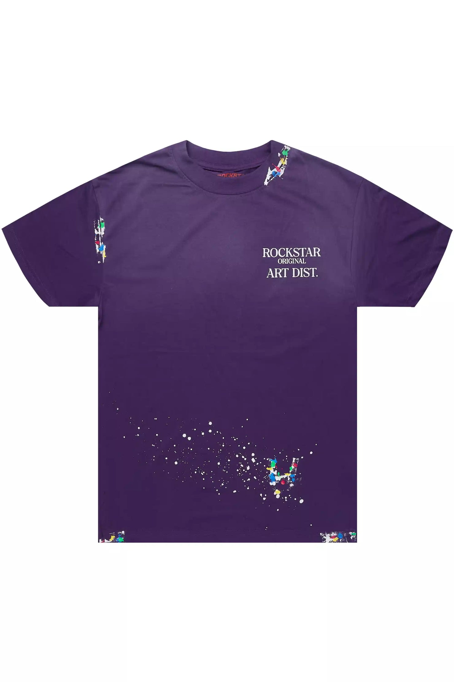 Palmer 2.0 Purple Oversized Graphic T-Shirt