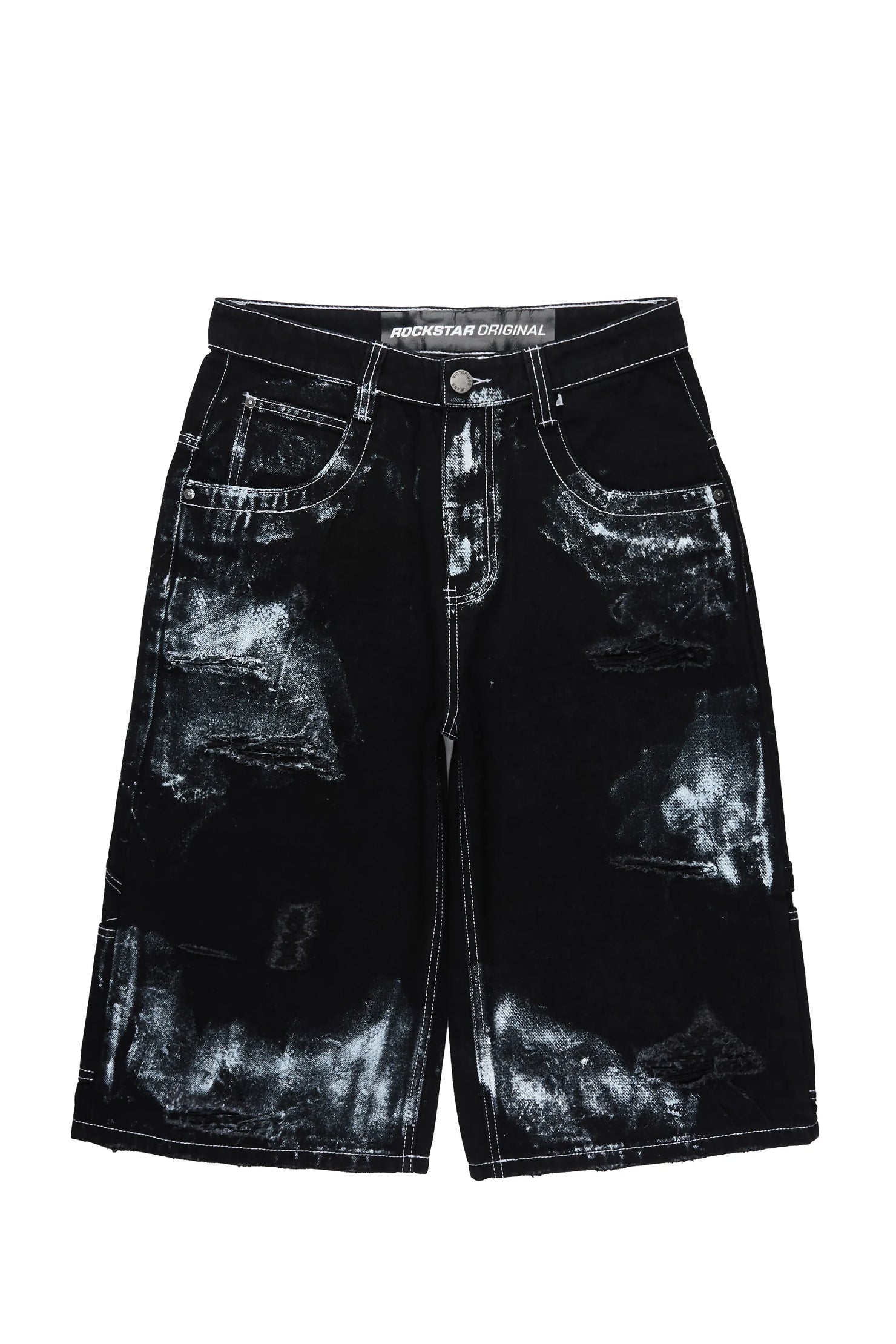 Nayse Black Denim Jort