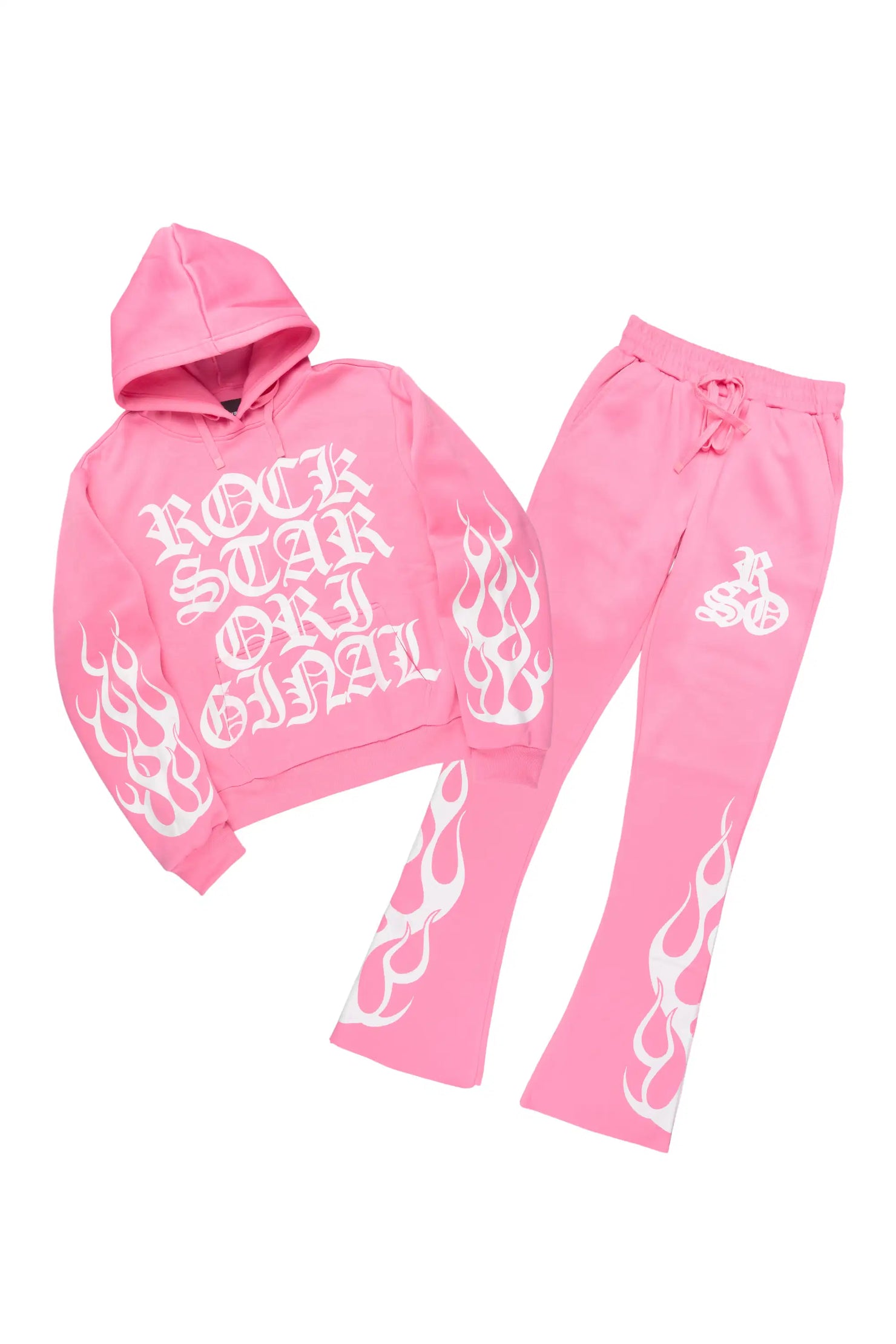 Anisha Pink Stacked Track Set