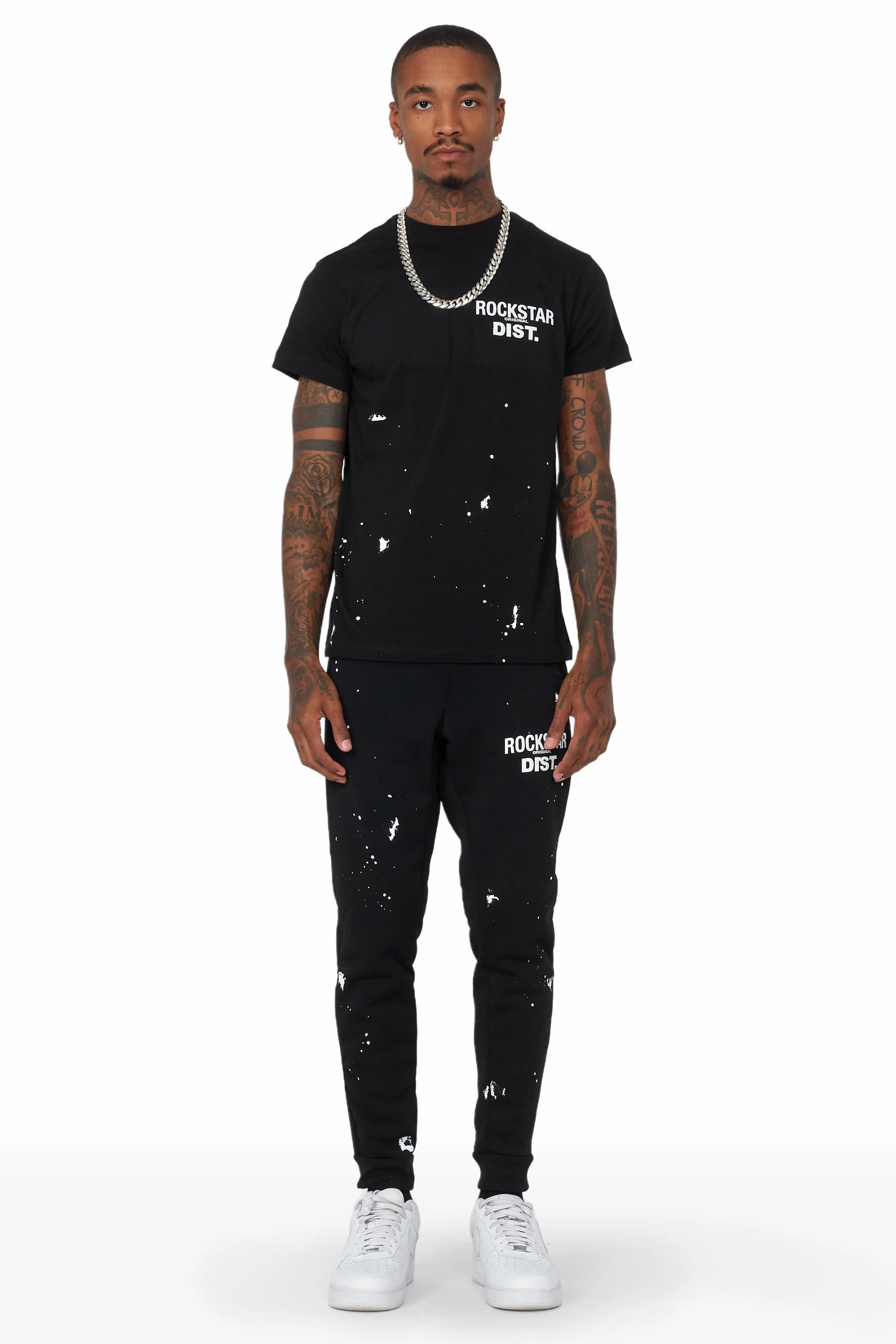 Raffer Black T-Shirt Track Set