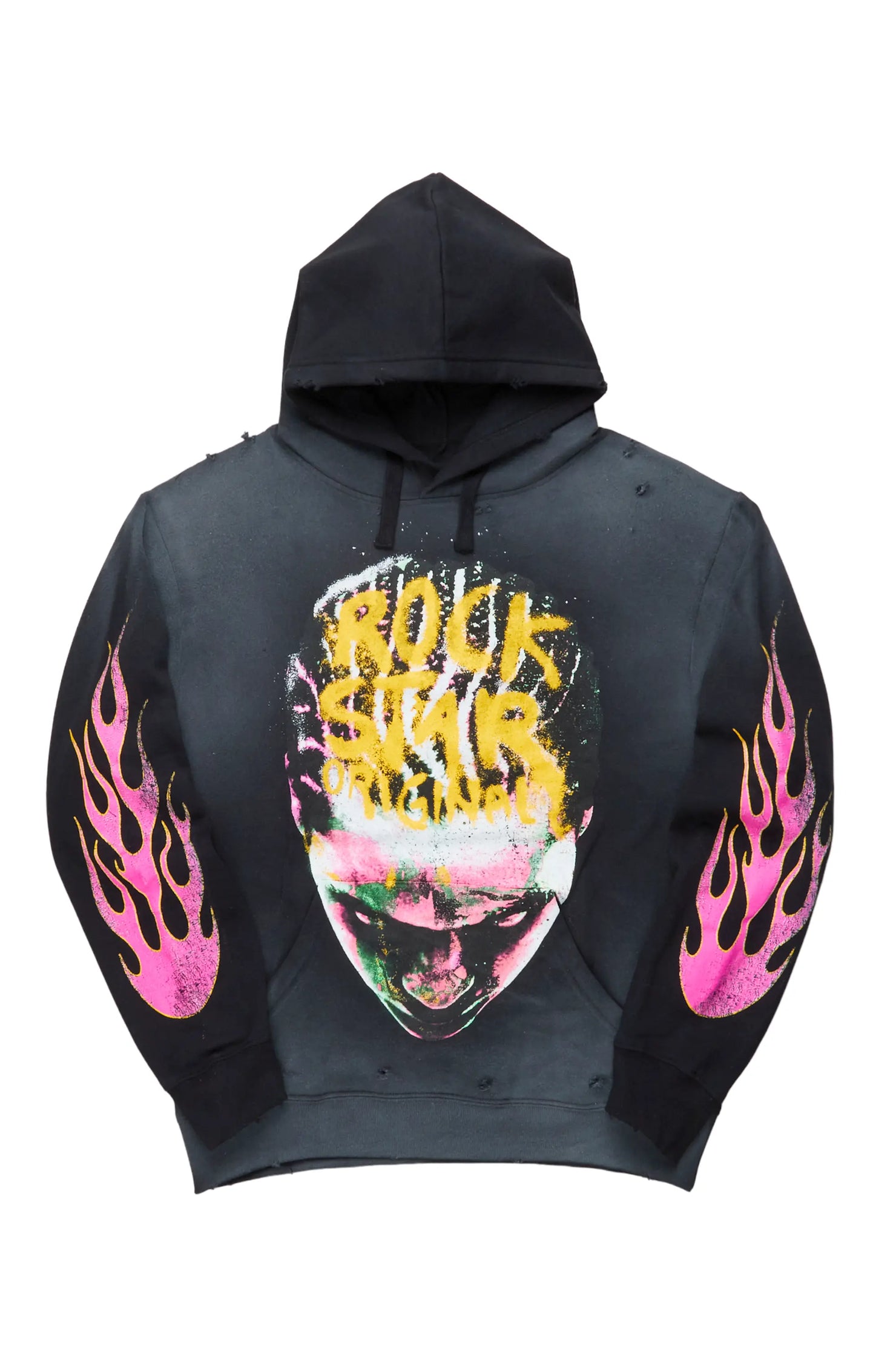 Rafe Black Graphic Hoodie