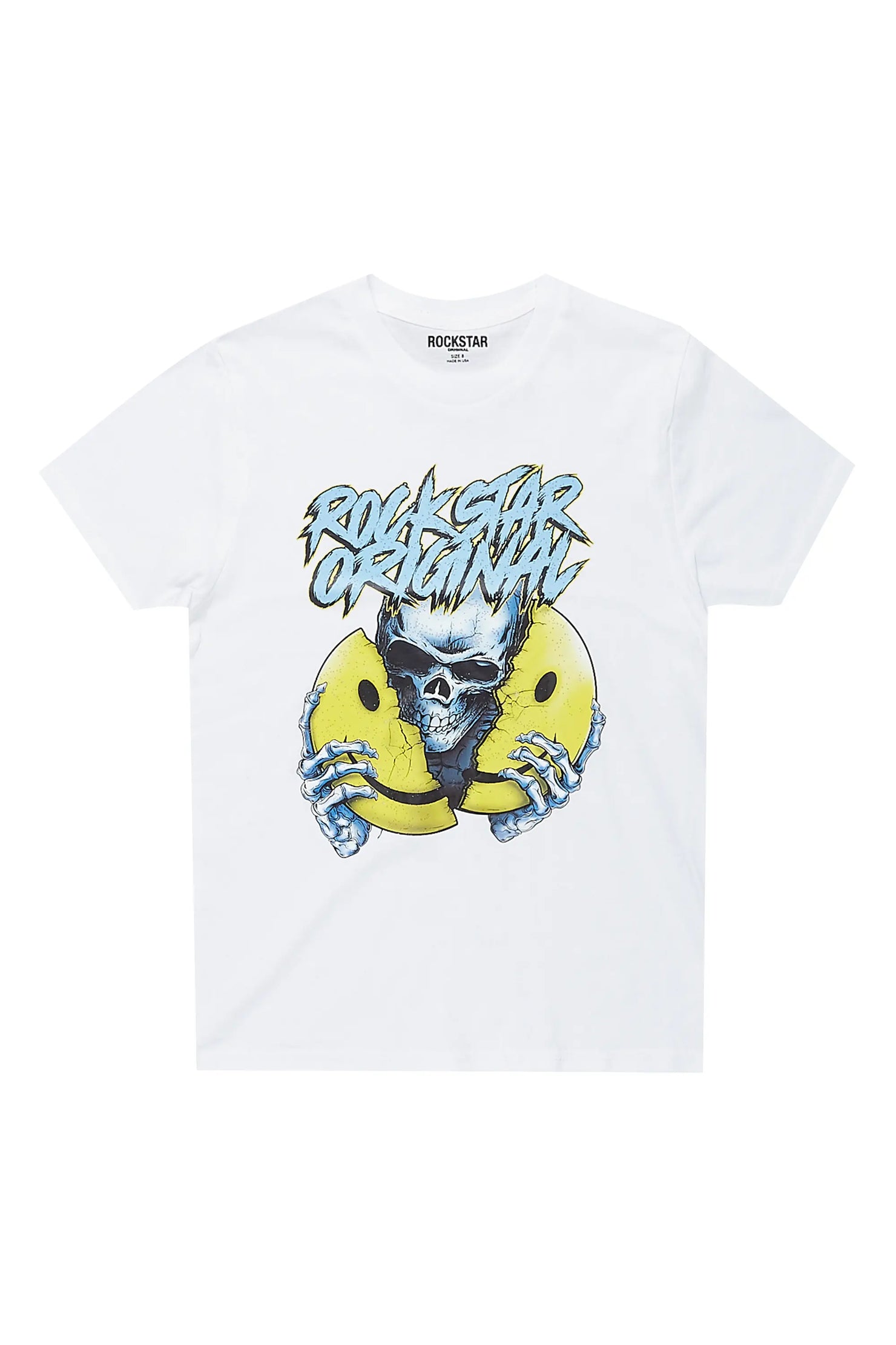 Boys Kai White Graphic T-Shirt