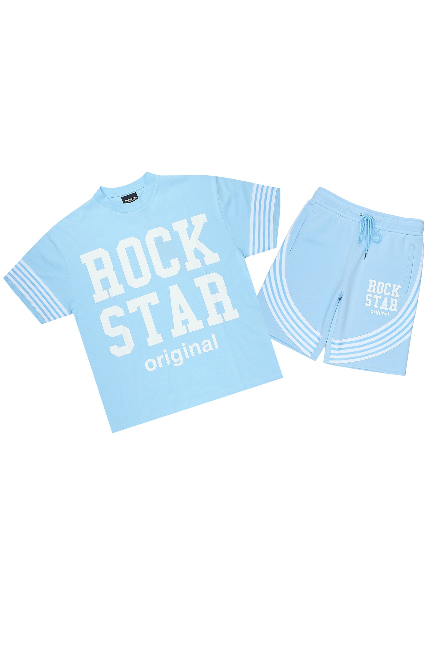 Rulik Light Blue T-Shirt/Short Set