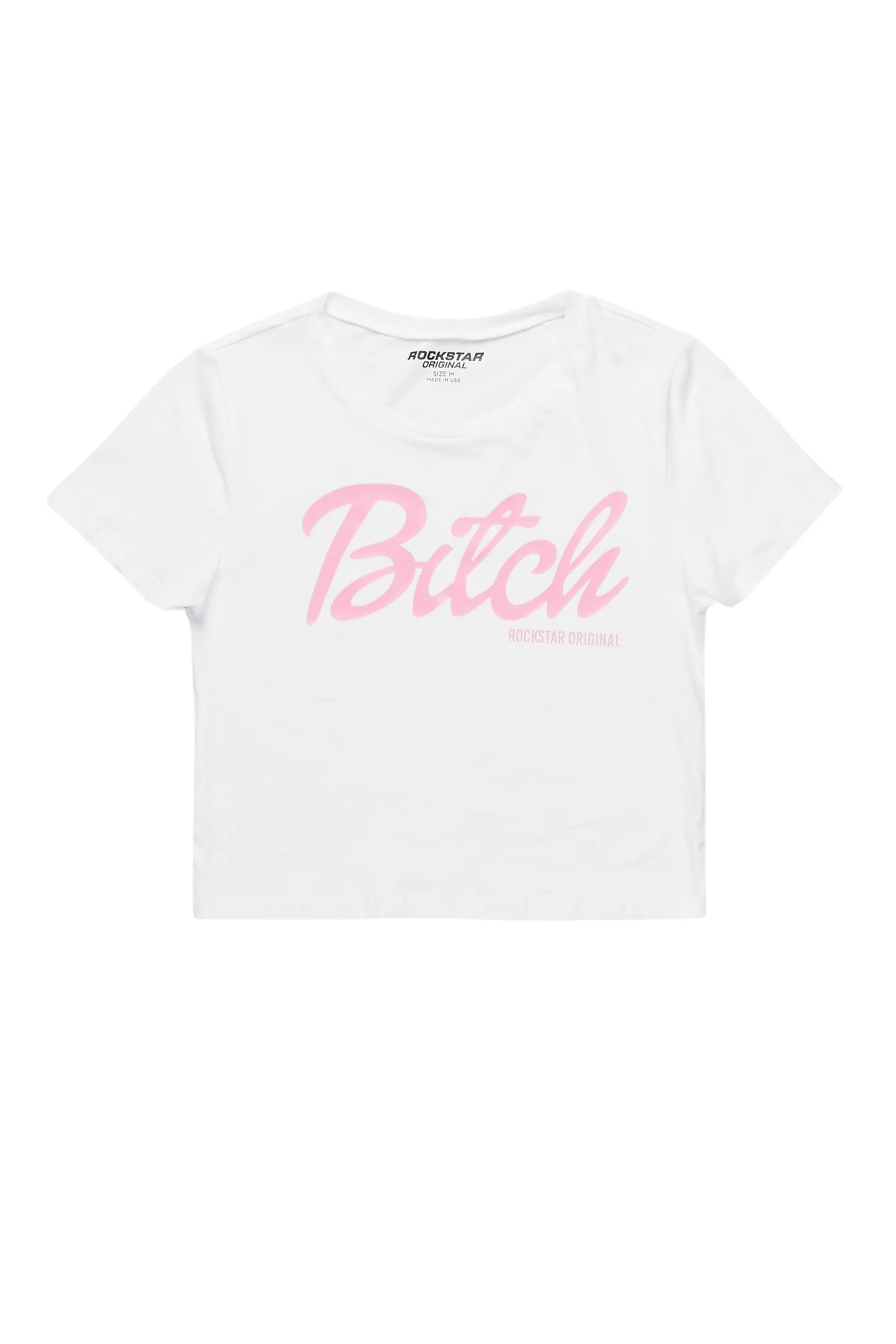 Laressa White Crop T-Shirt