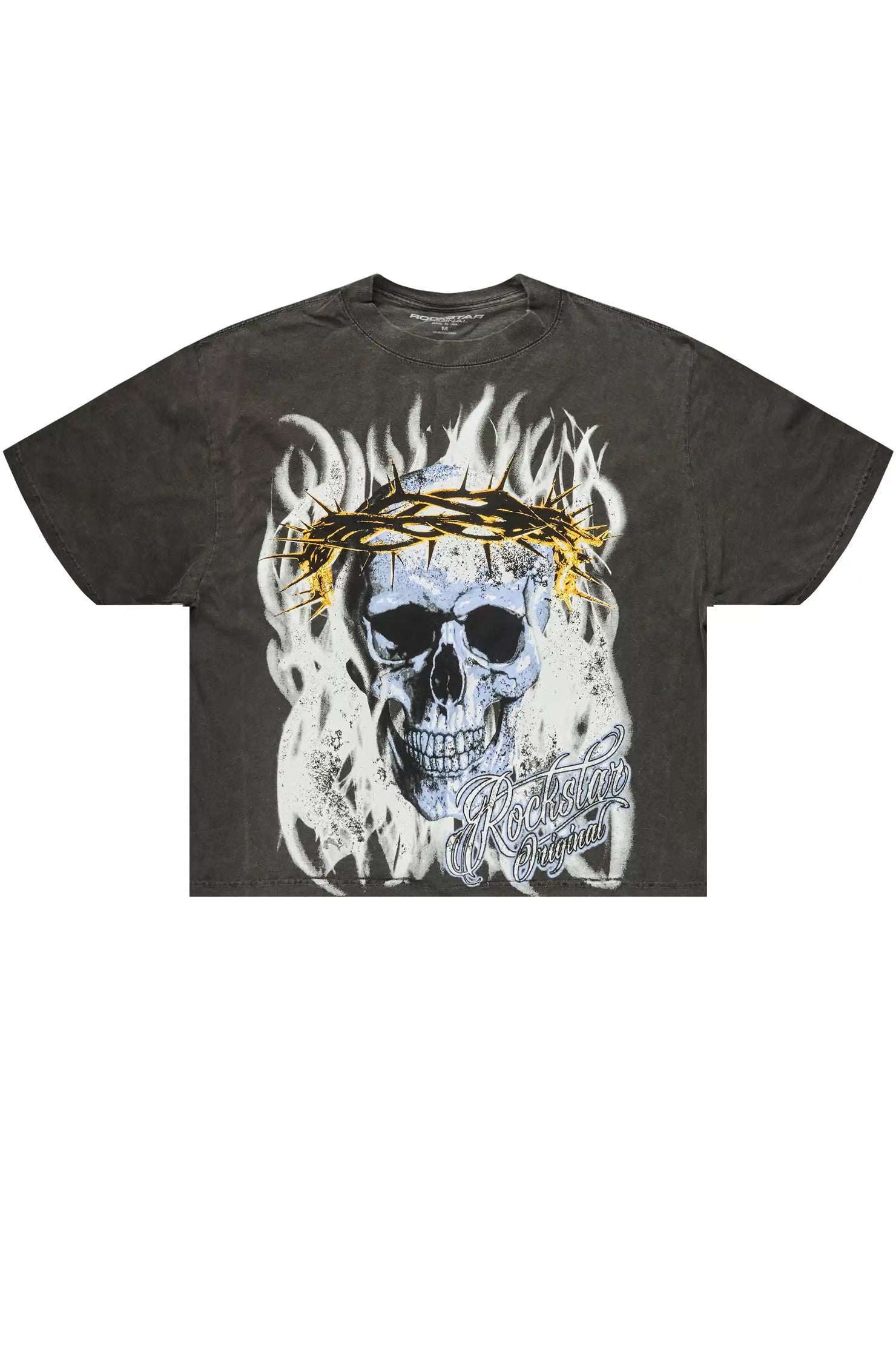 Blaise Charcoal/Multi Oversized Graphic T-Shirt