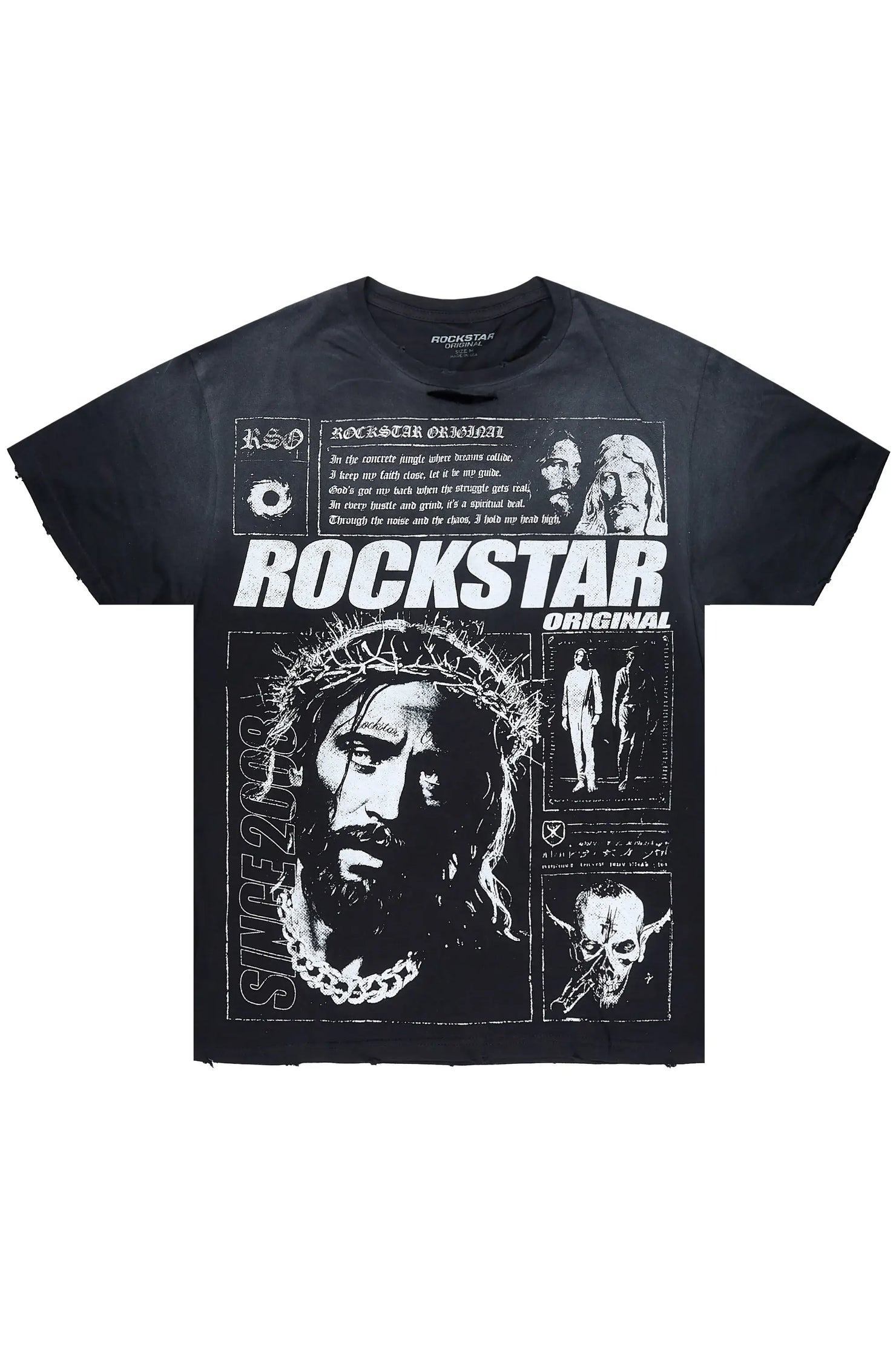 Talmon Black Graphic T-Shirt