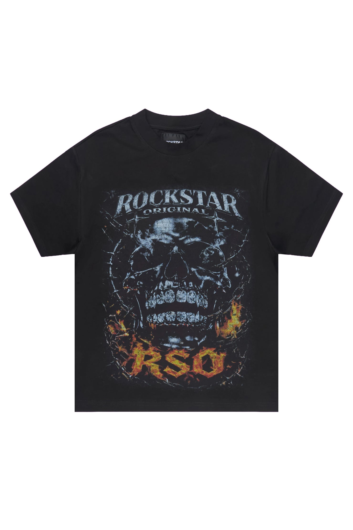 Boys Enclarde Black Graphic T-Shirt