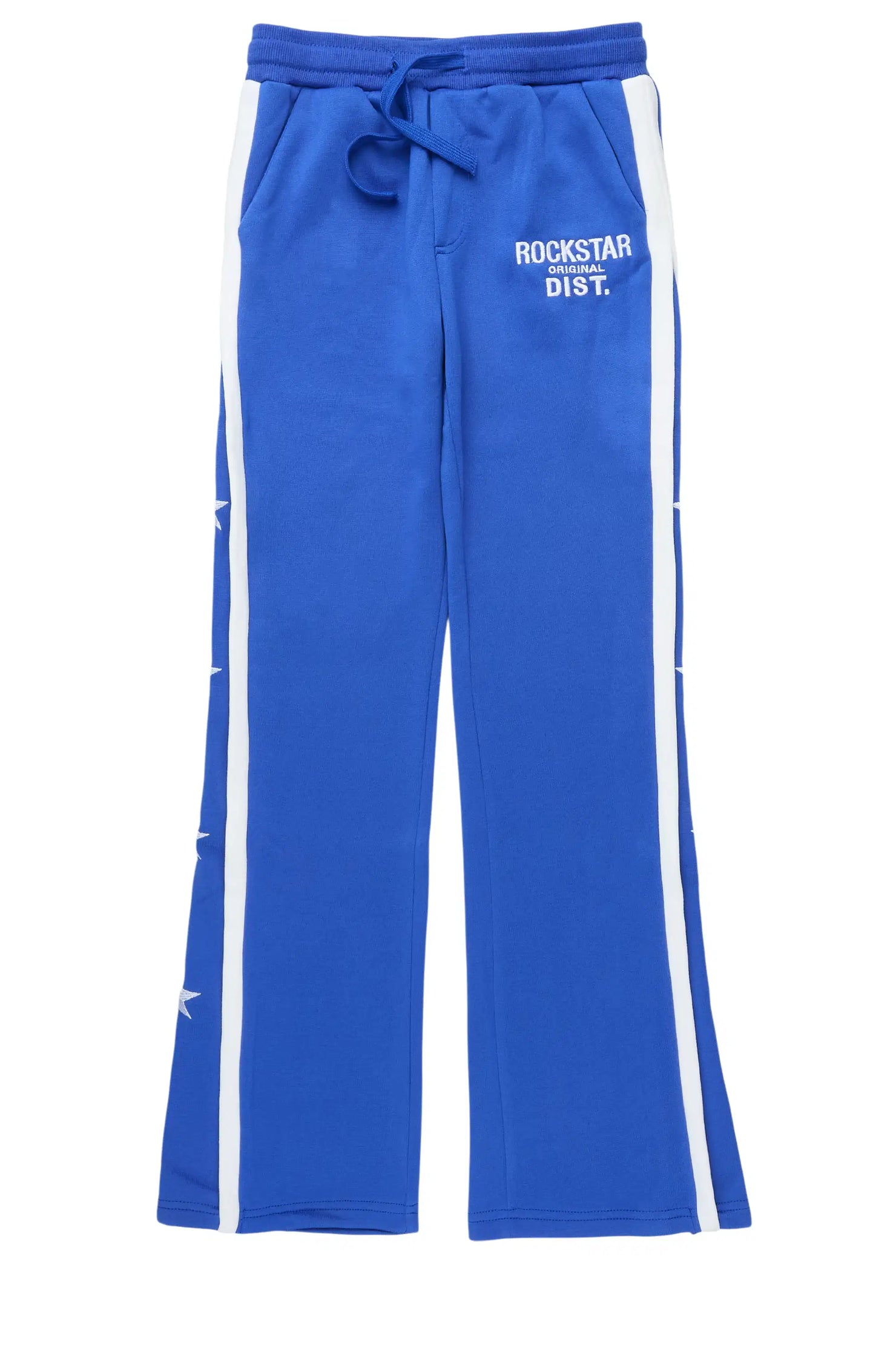 Girls Deaunta Royal Stacked Flare Track Pant