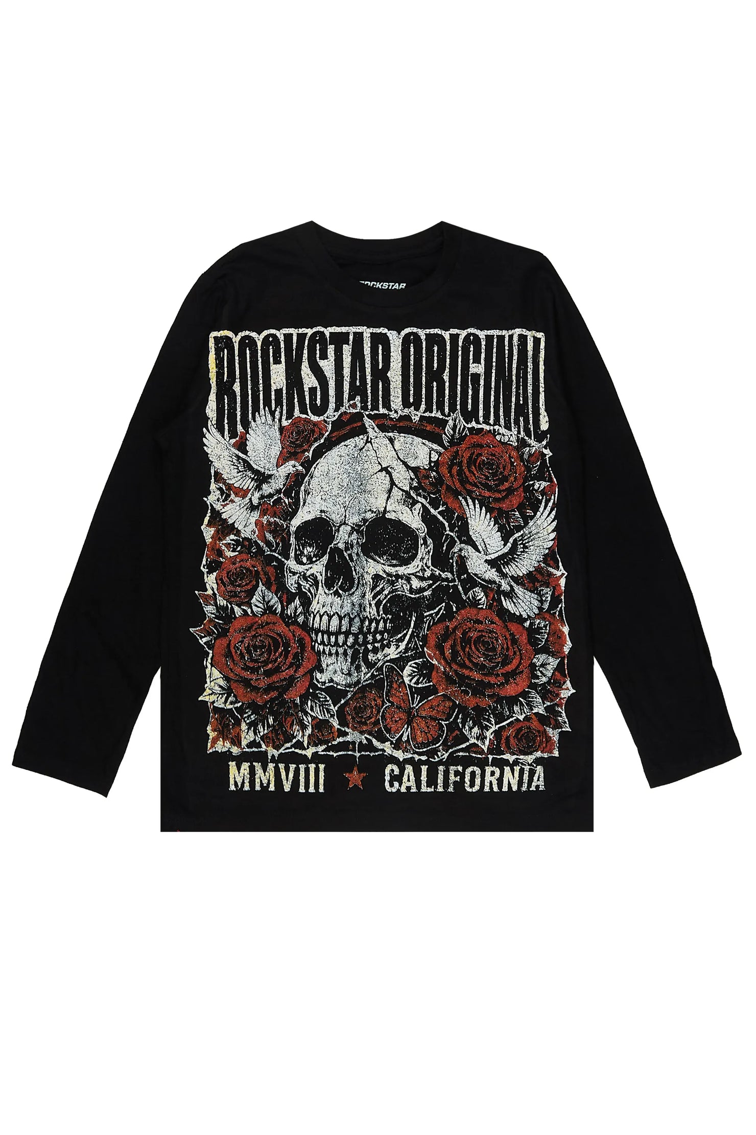 Boys Mars Black Long Sleeve T-Shirt
