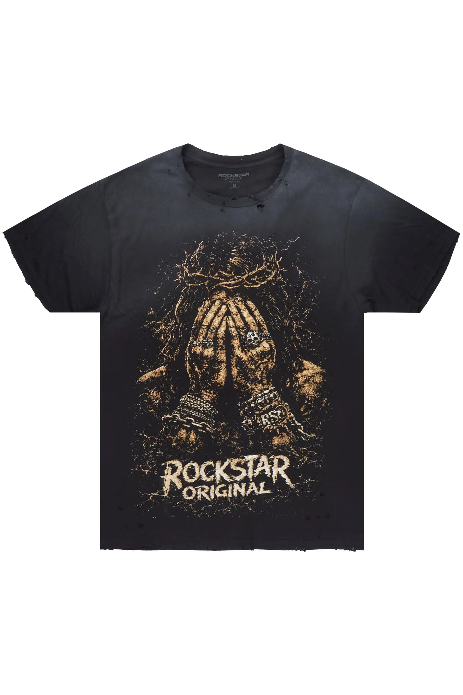 Sorrell Black Oversized Graphic T-Shirt