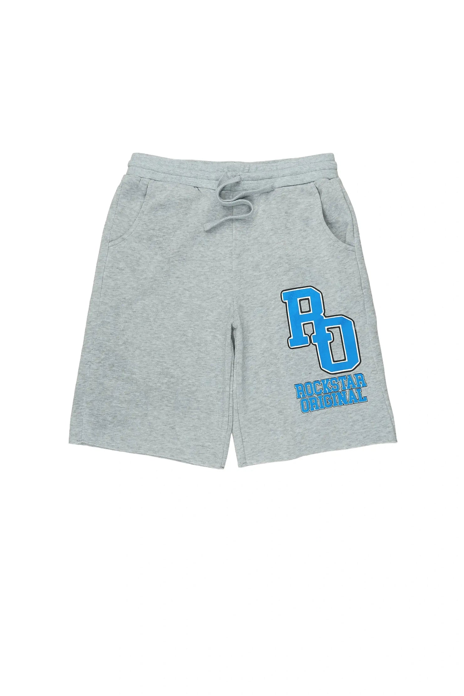 Boys Leslaw Heather Grey Fleece Short