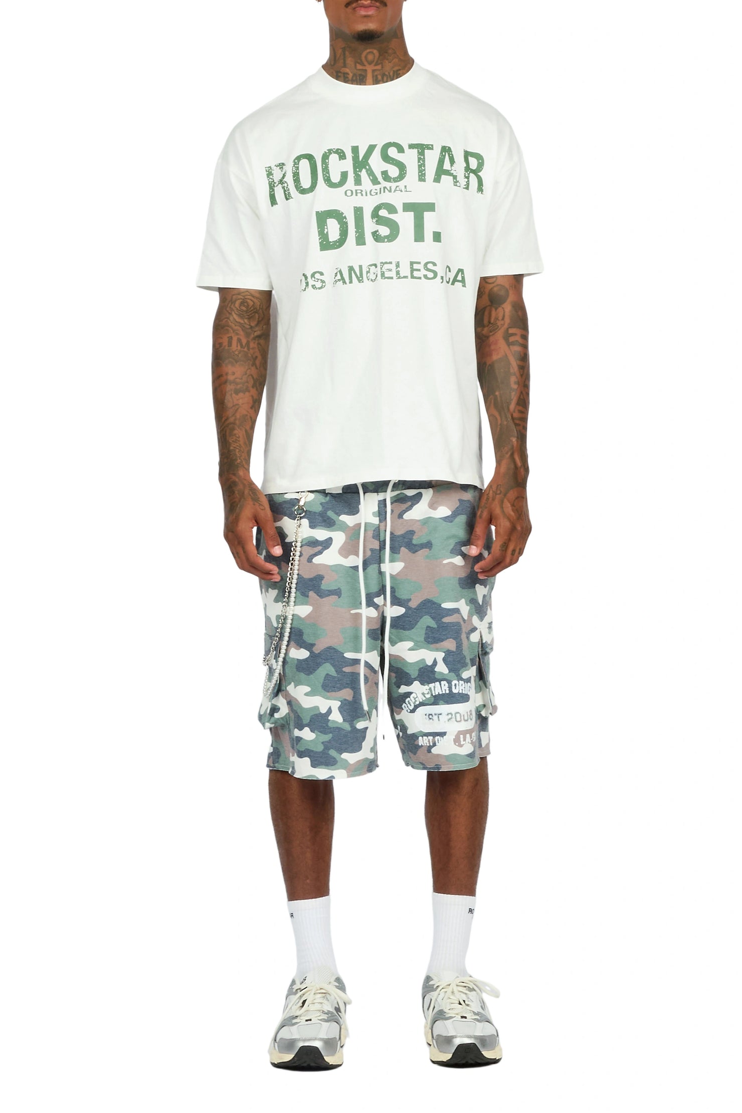 Alexander Camo T-Shirt Double Waisted Jort Set