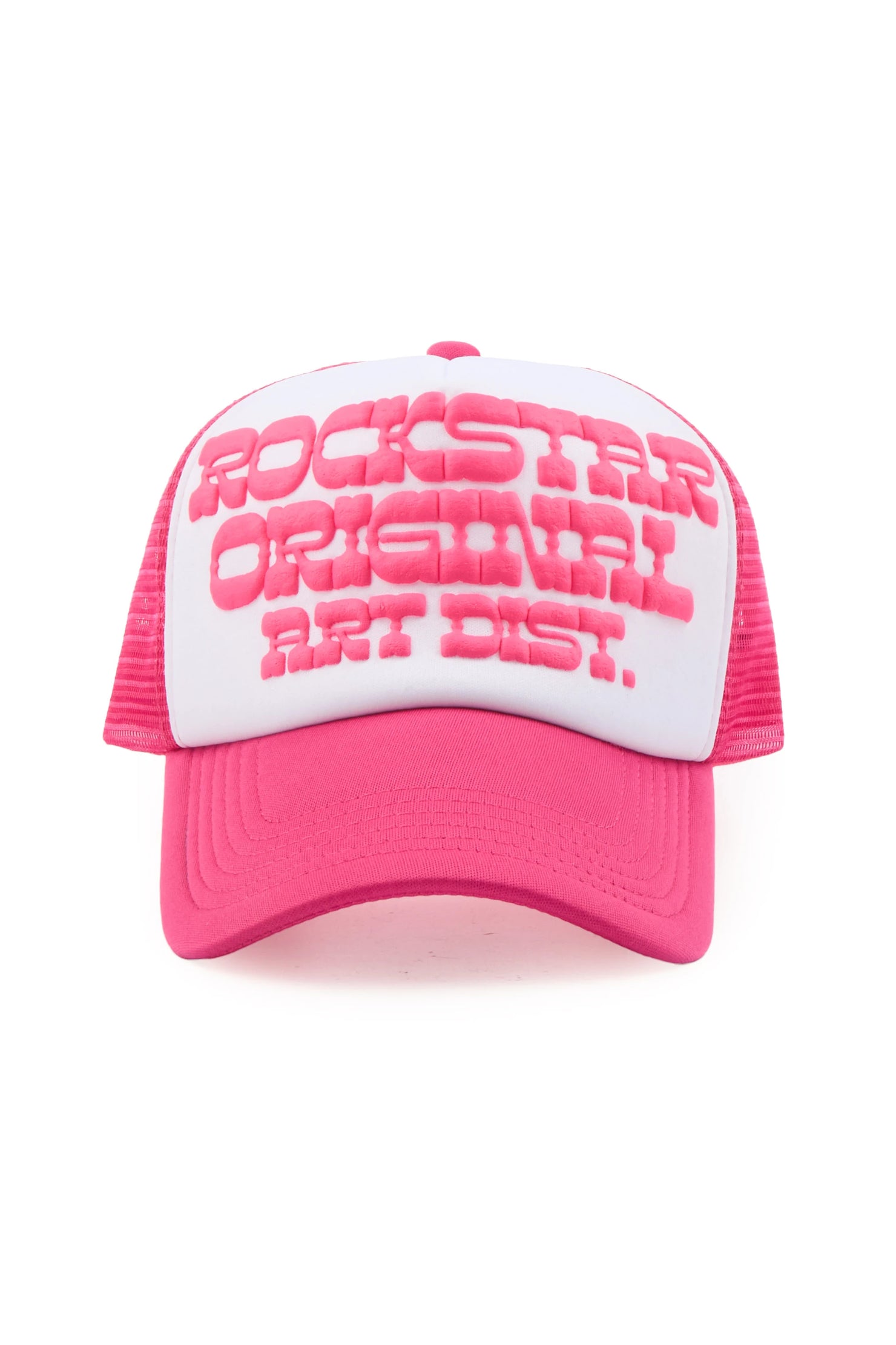 Kennedie Pink/White Trucker Hat