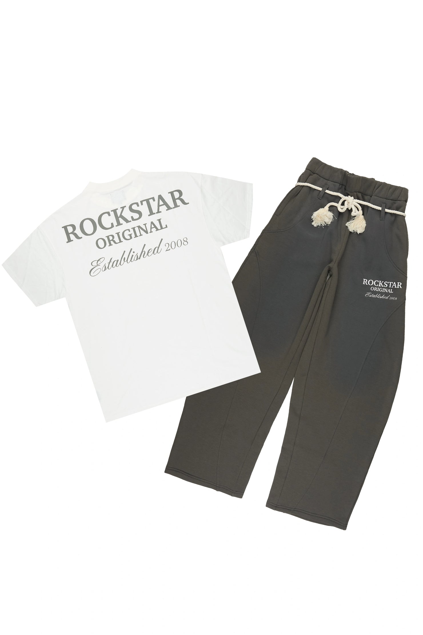 Maximillian Grey T-Shirt/Barrel Fit Set
