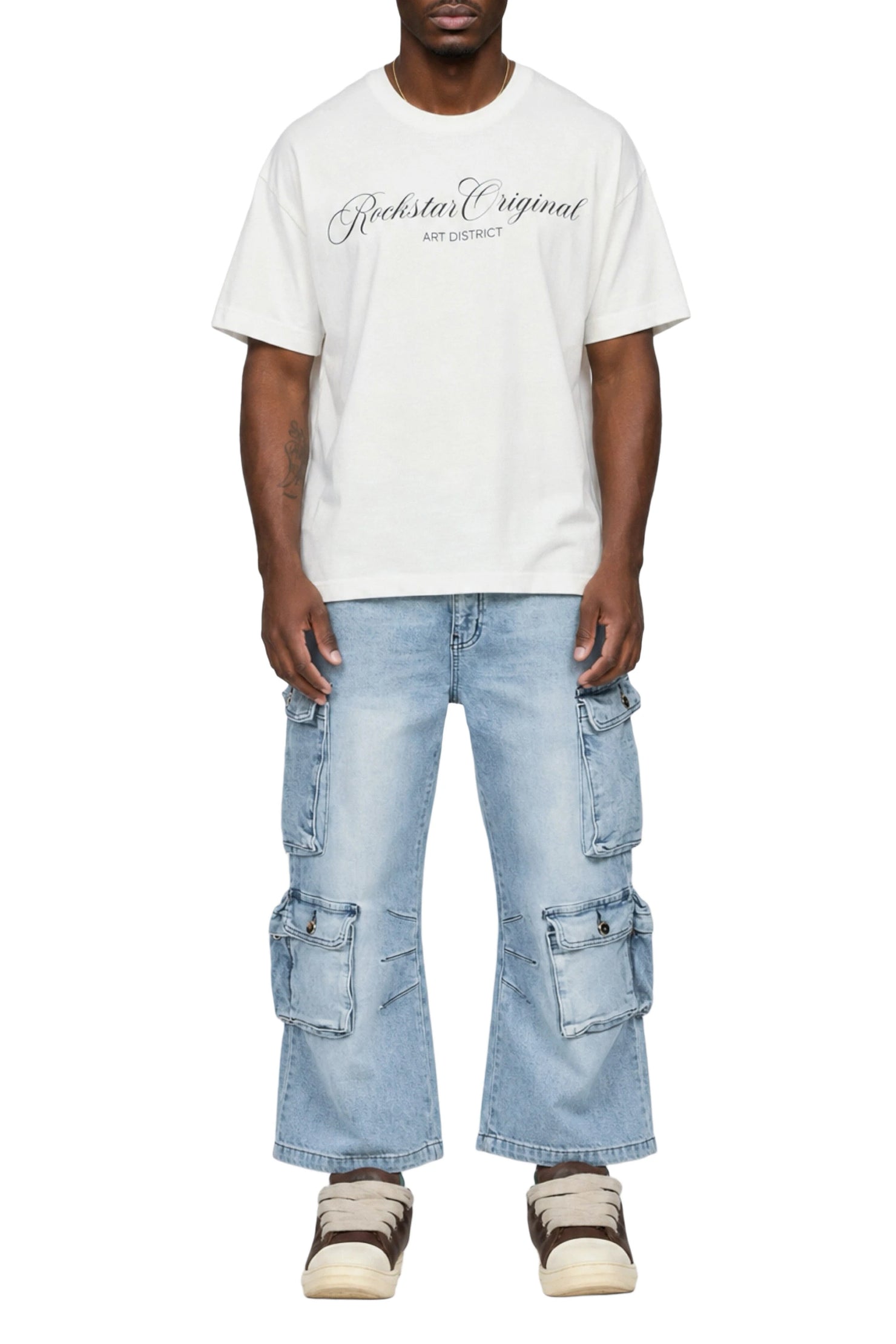 Cortie Blue Extra Long Jort