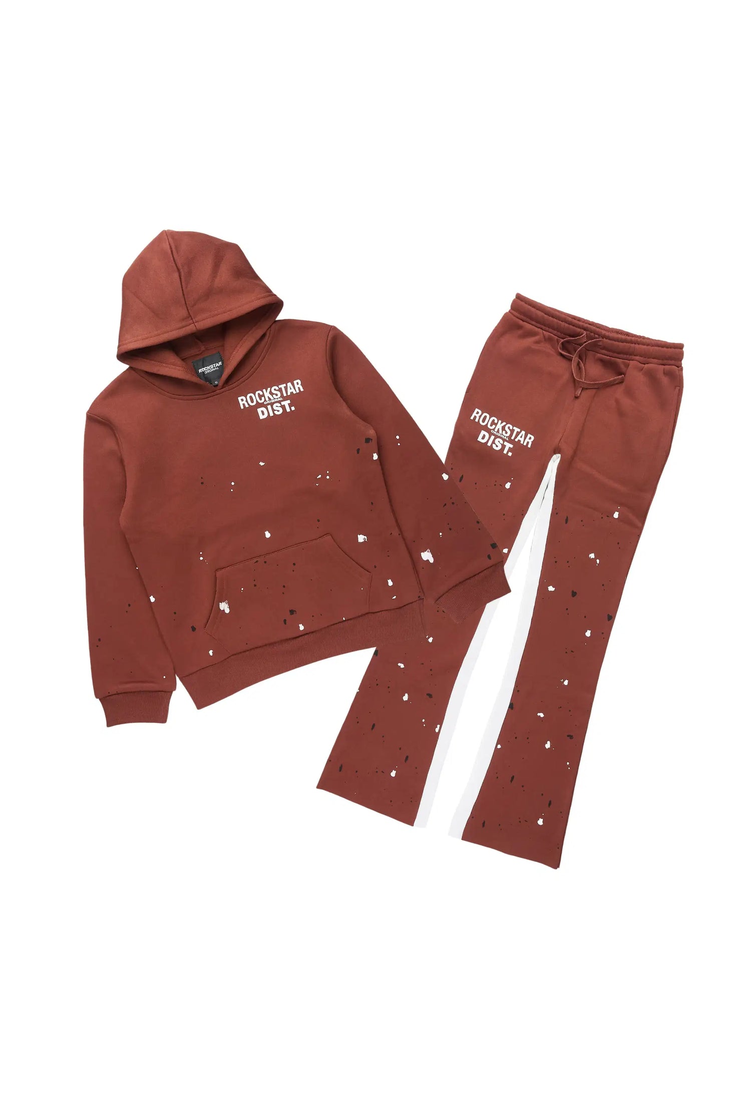 Boys Jaco Brown Baggy Fit Pant Set