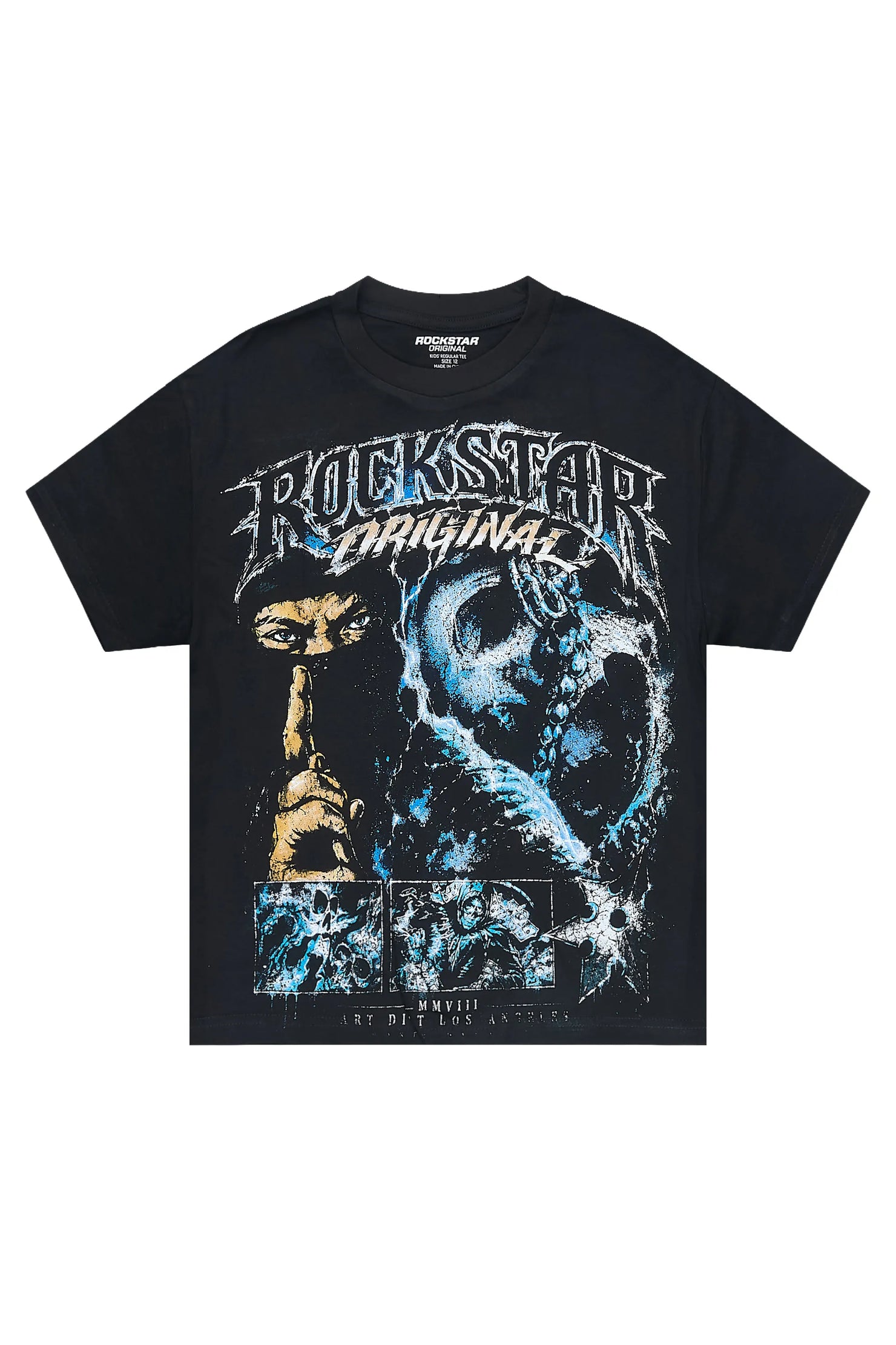 Boys Kordell Black Graphic T-Shirt