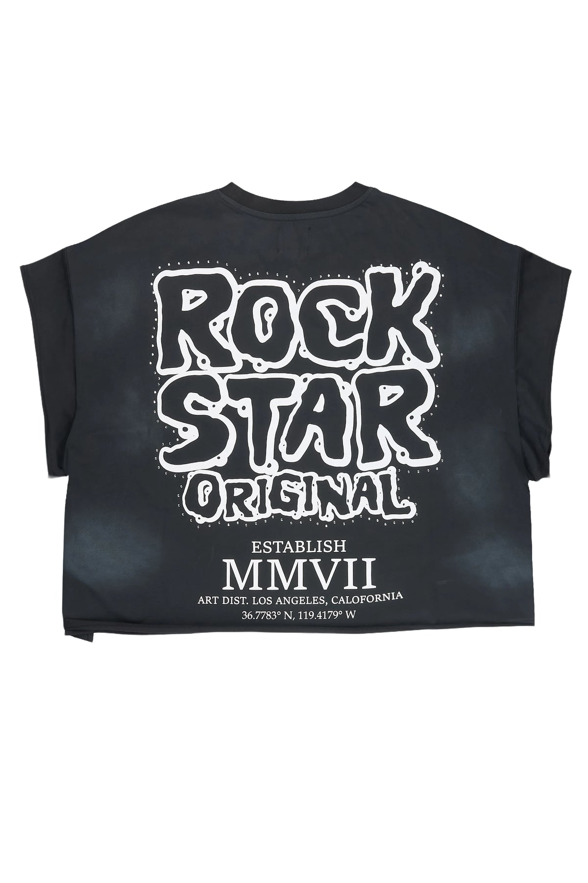 Marc Black Cut Sleeve Tee