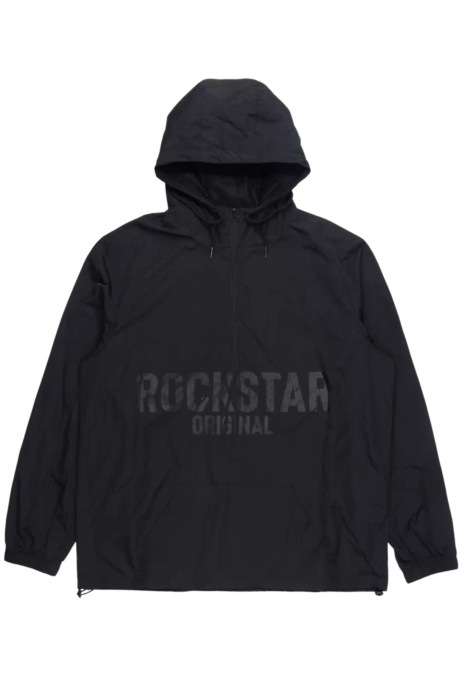 Sana Black Graphic Windbreaker