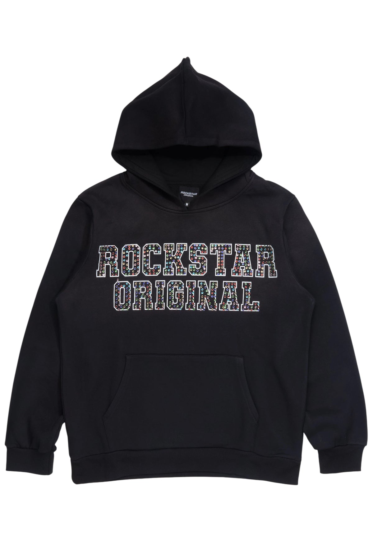 Ustin Black Rhinestone Hoodie