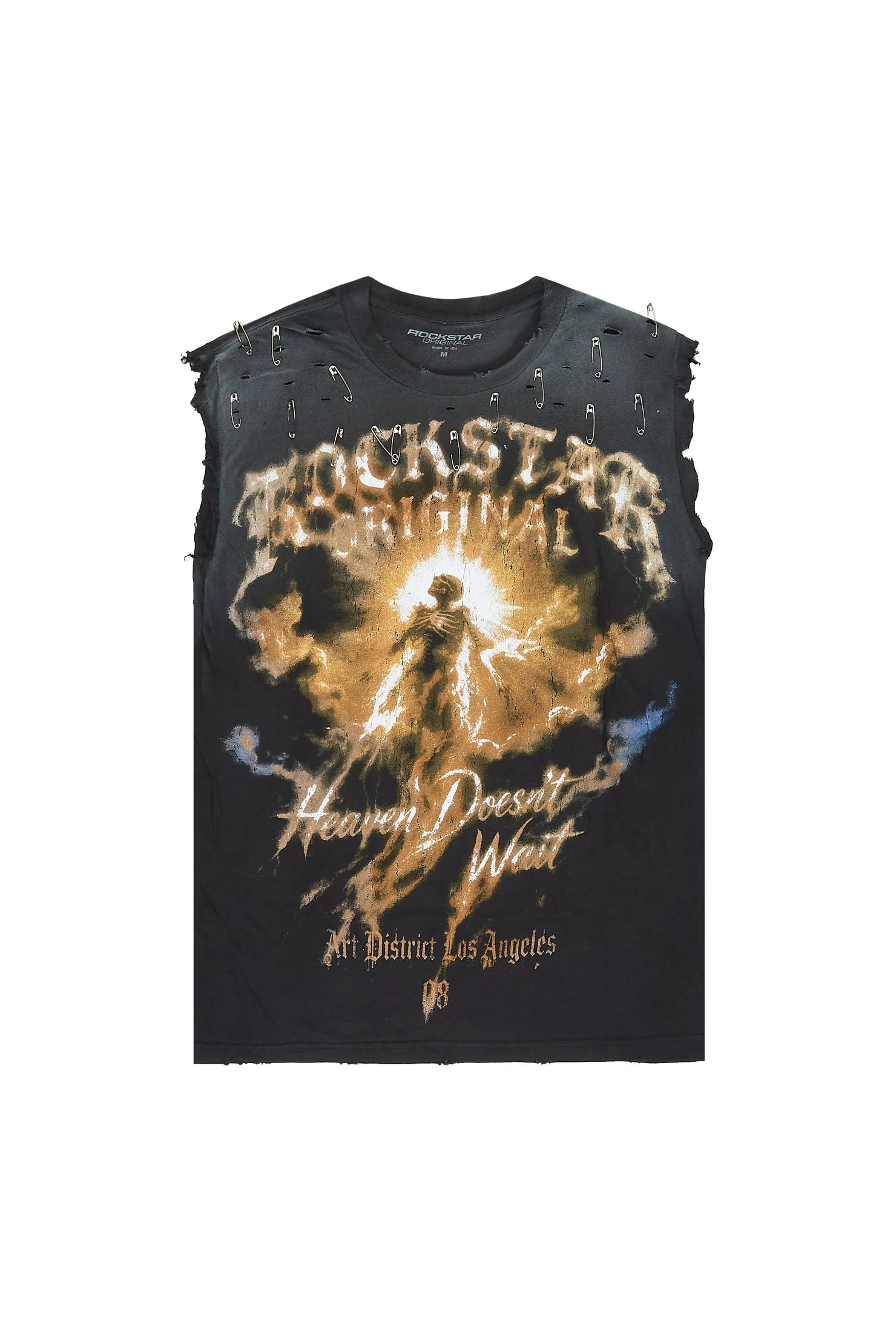 Kaylin Black Cut Sleeve T-Shirt