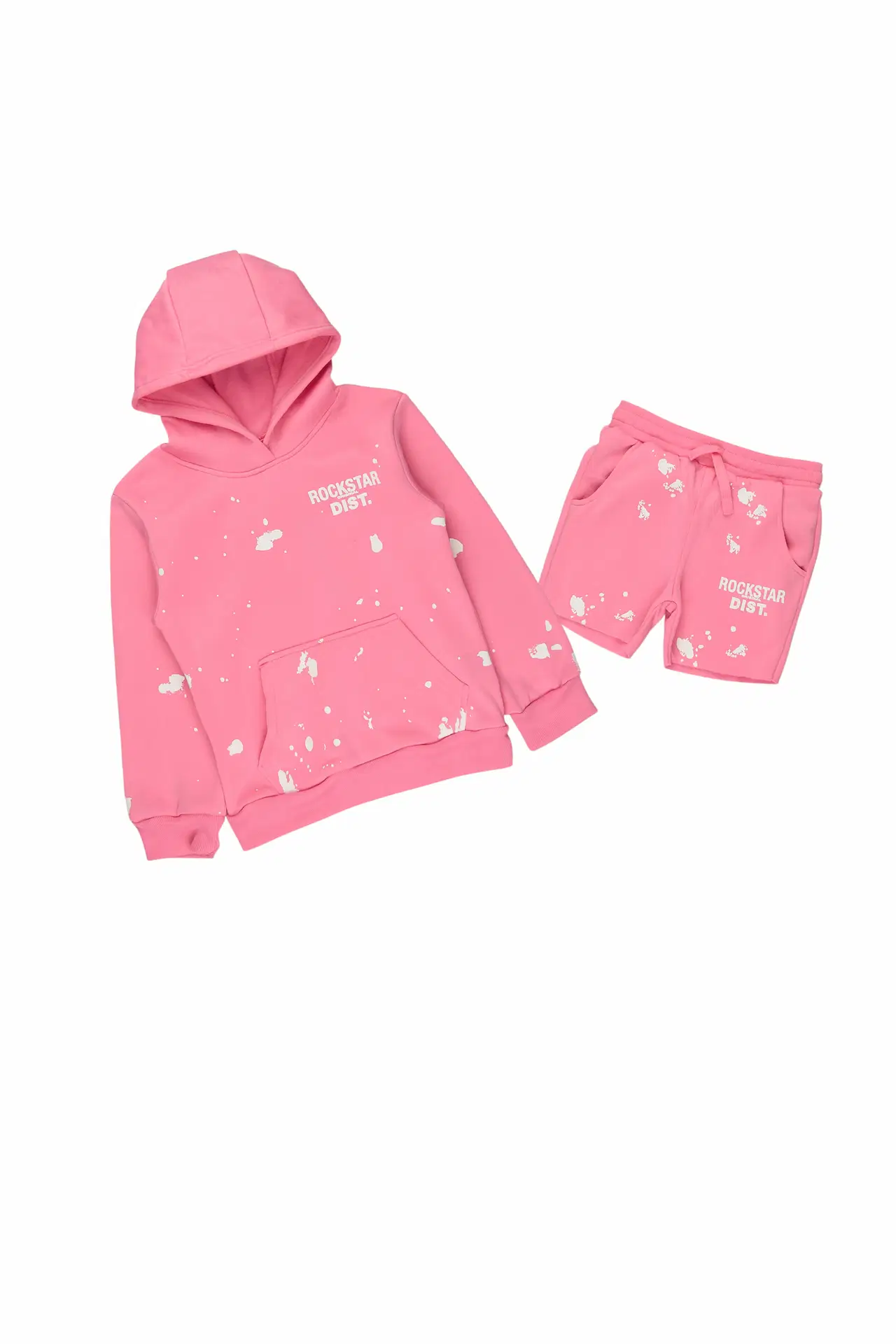 Girls Just Between Us Bubble Gum Short Set