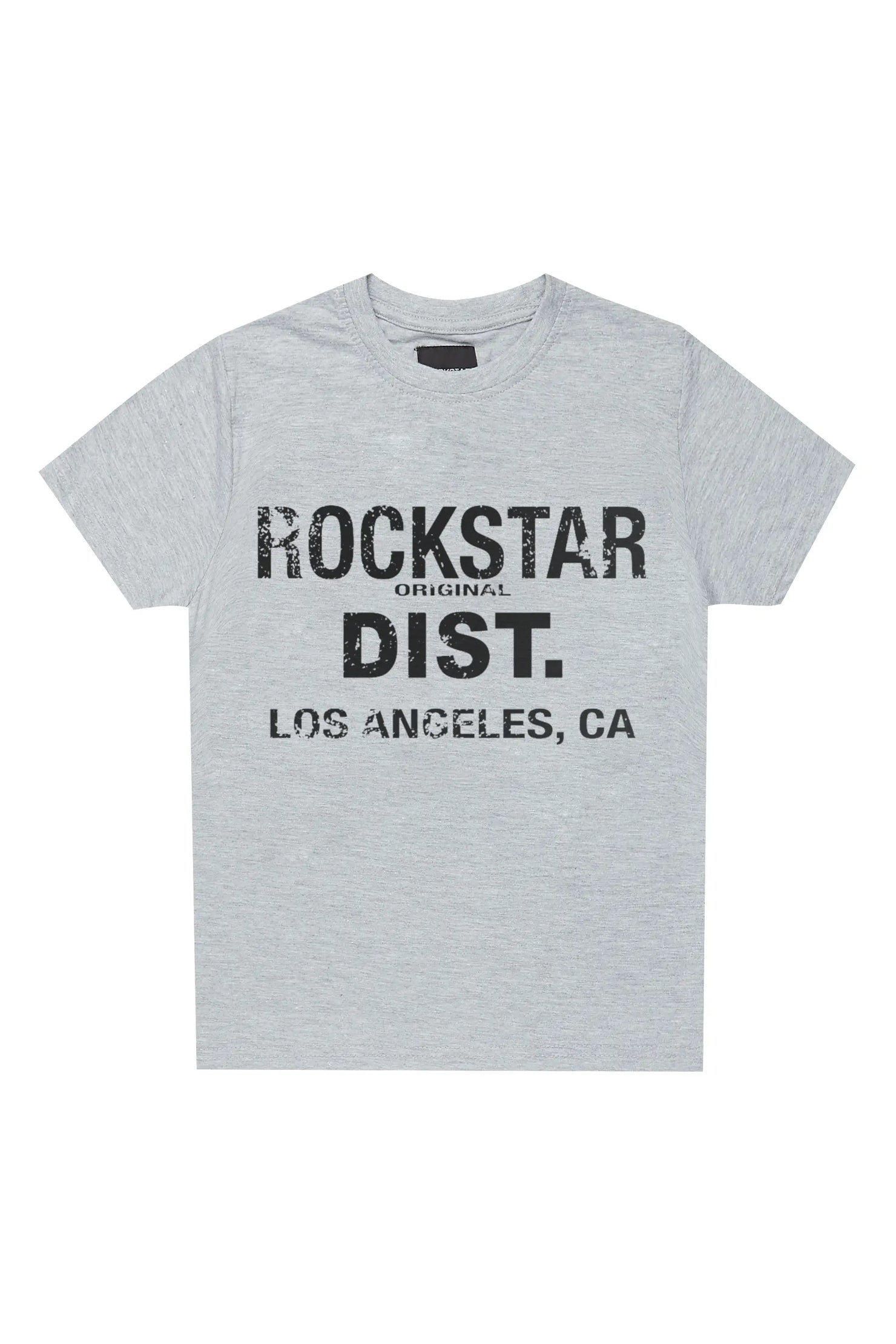 Boys Koen Grey/Black Graphic T-Shirt