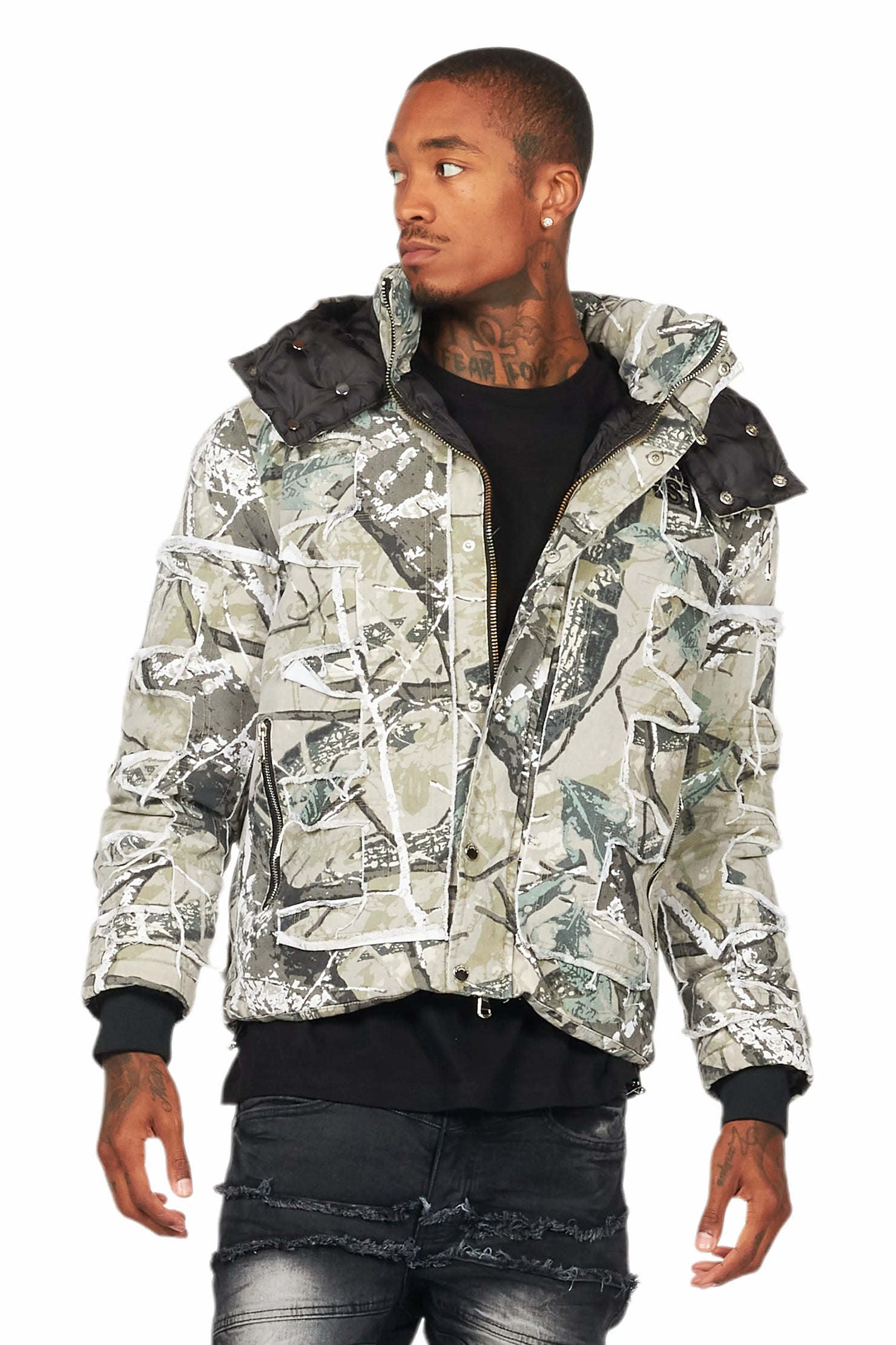 Shake Tree Camo Puffer Jacket