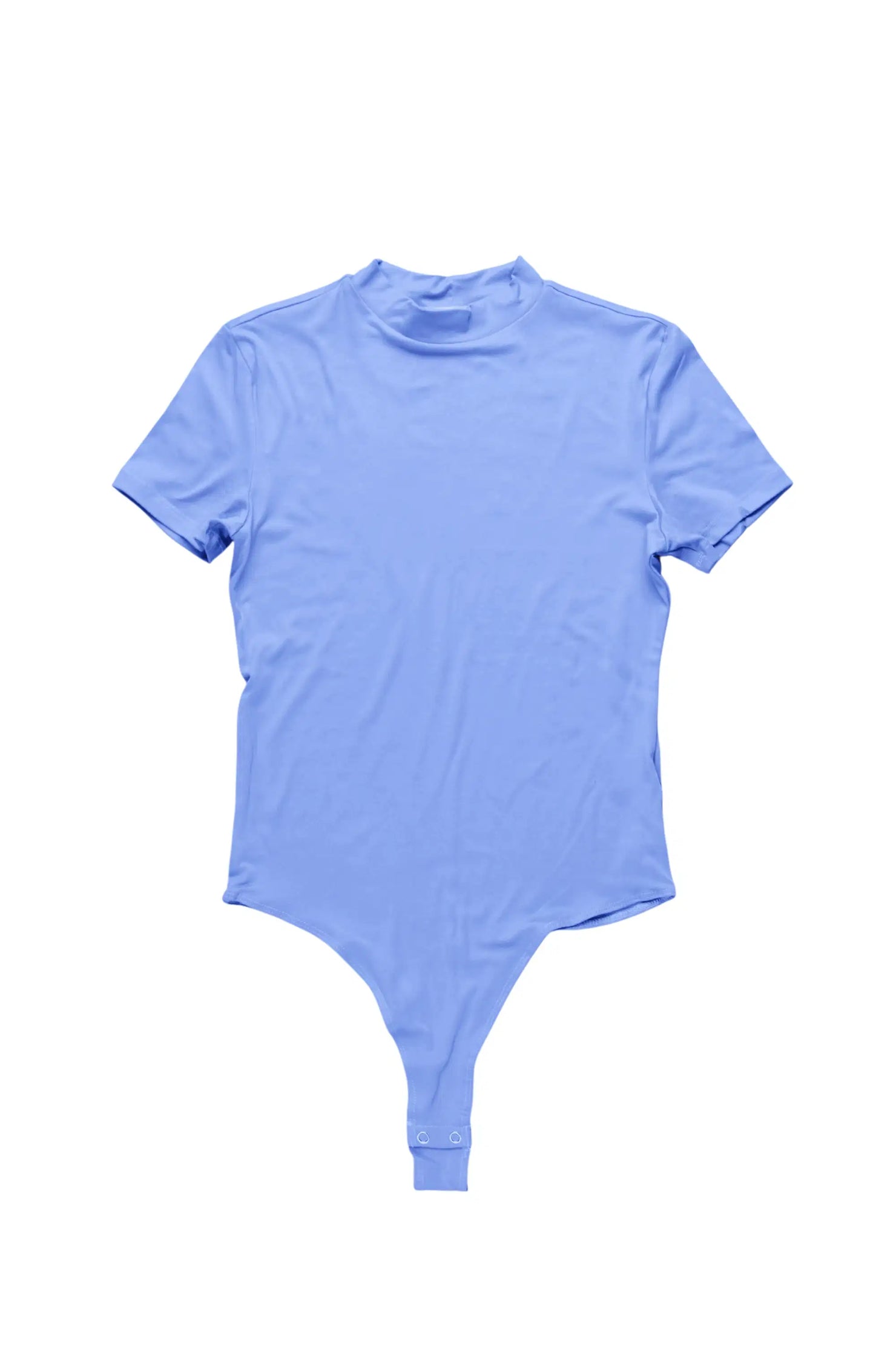 Shabrina Blue Short Sleeve Bodysuit