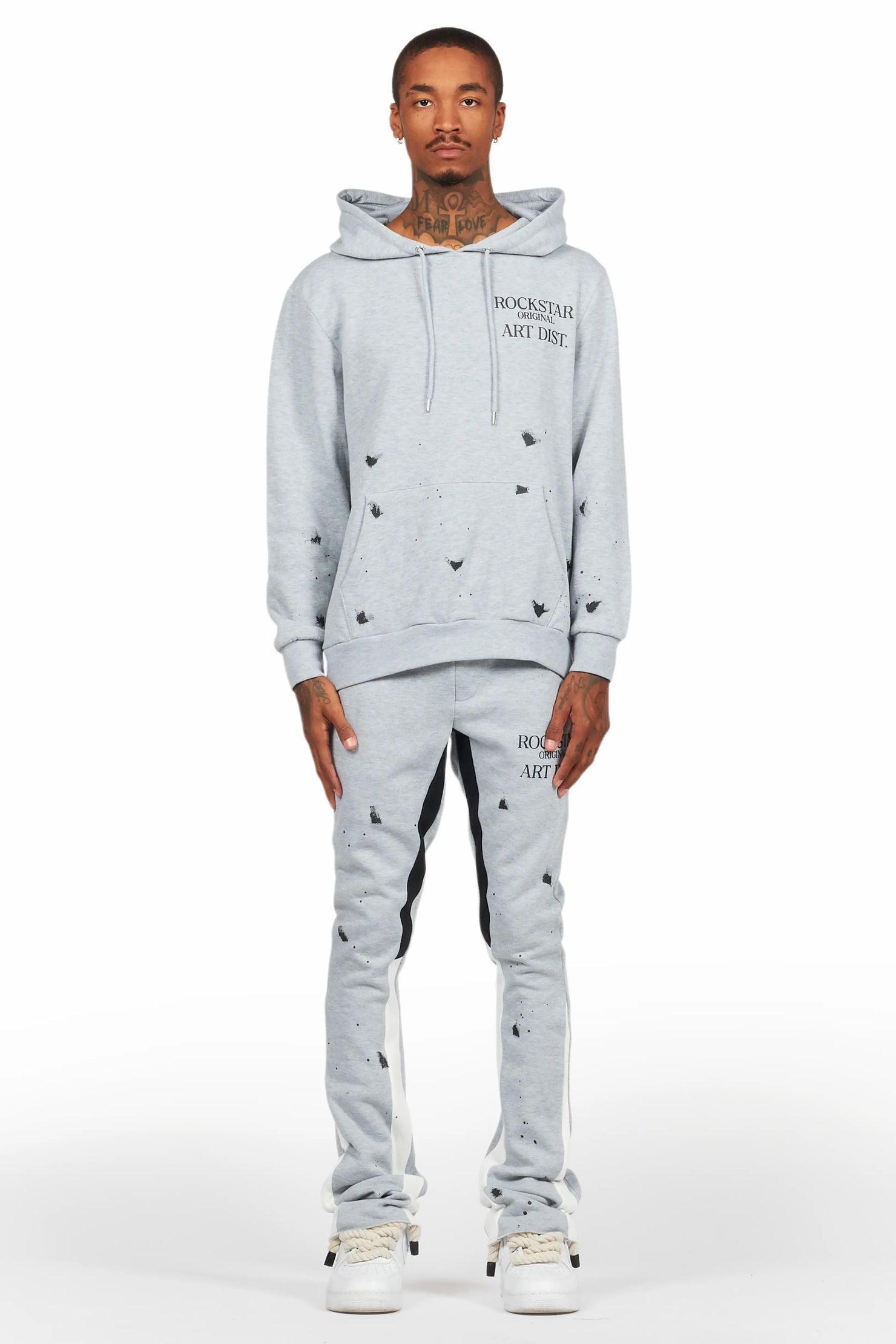 Raffer Heather Grey 2.0 Stacked Flare Track Set