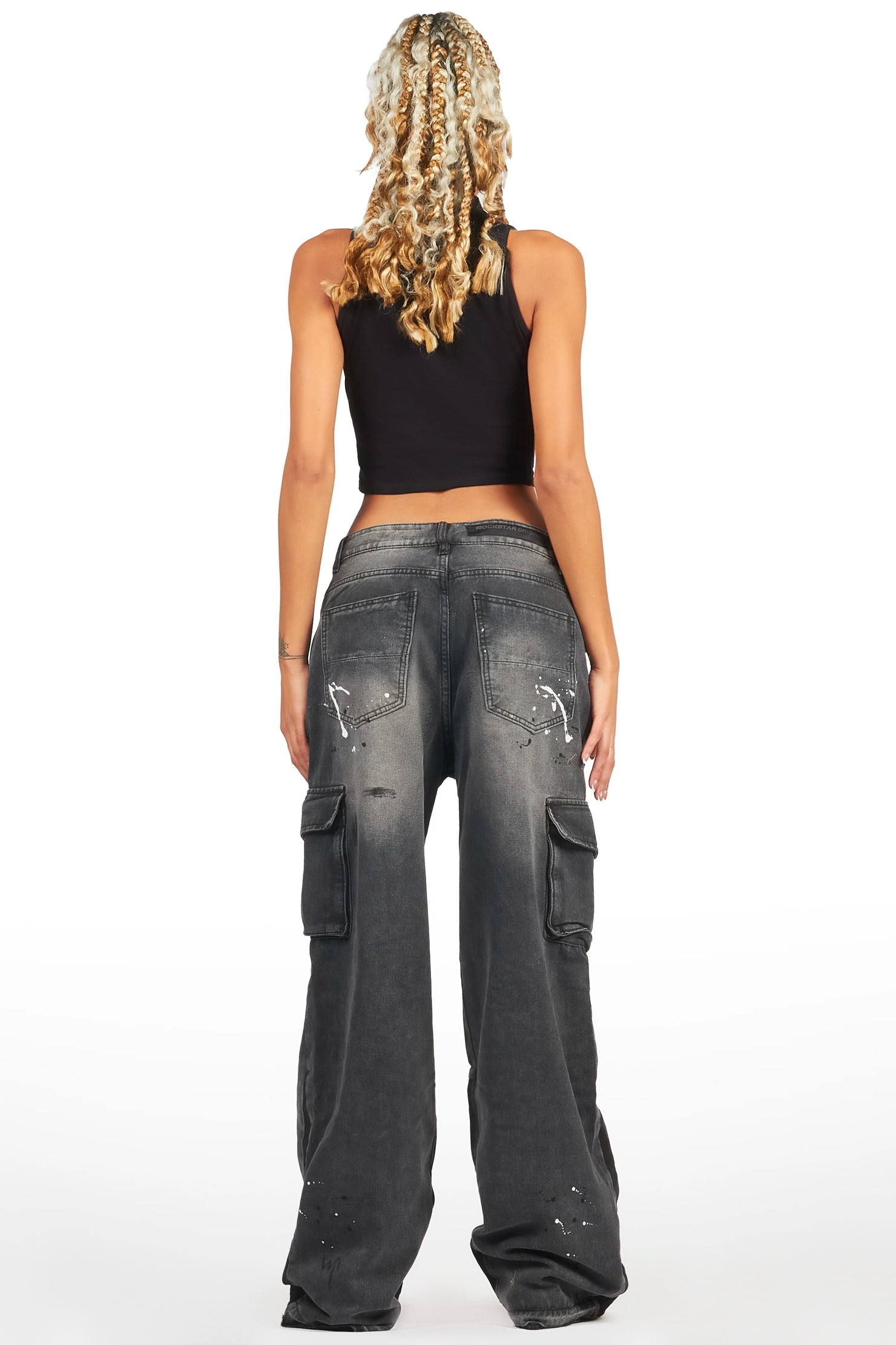 Kyniqua Black Tank Top