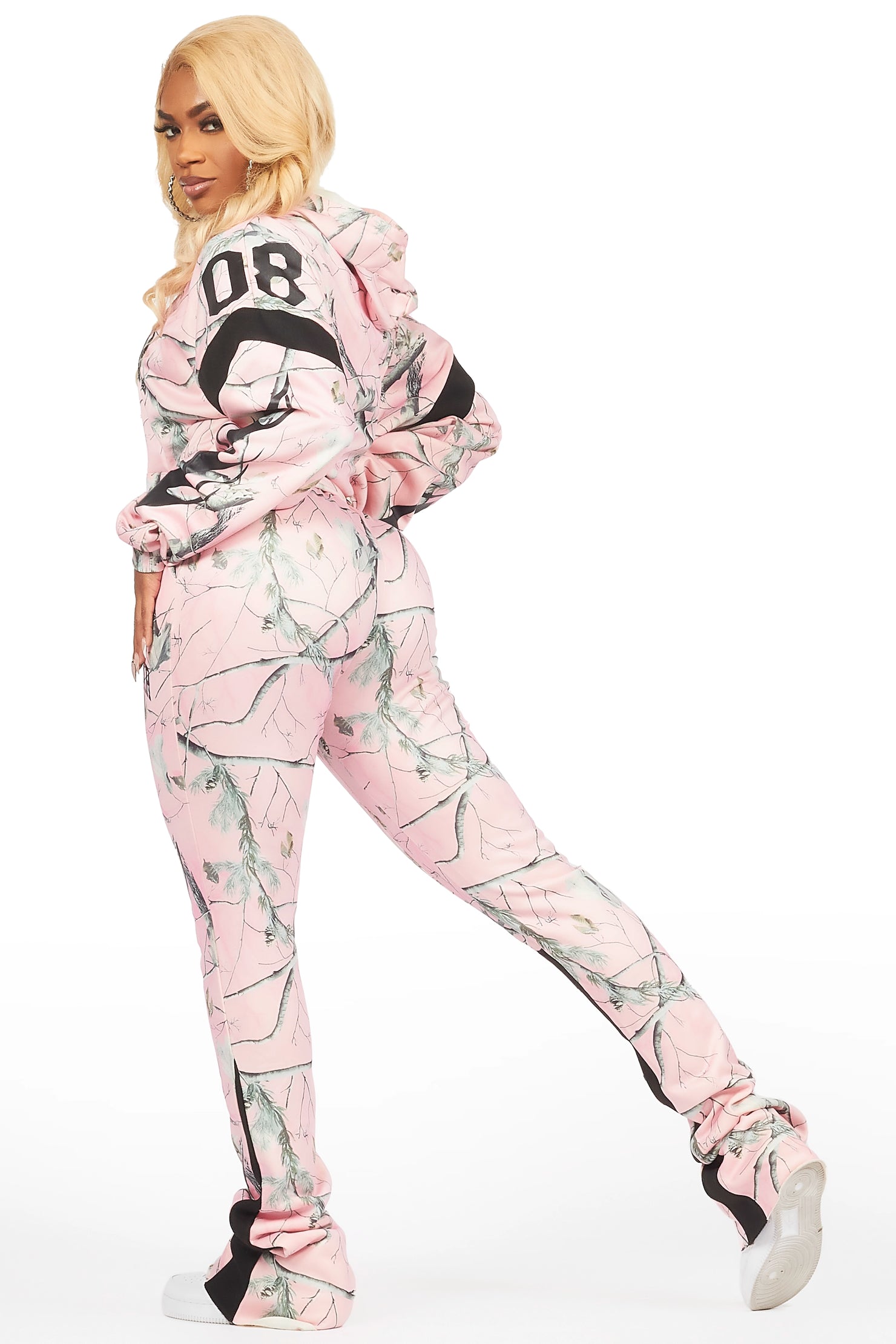 Ethelda Pink Tree Camo Super Stacked Trackset