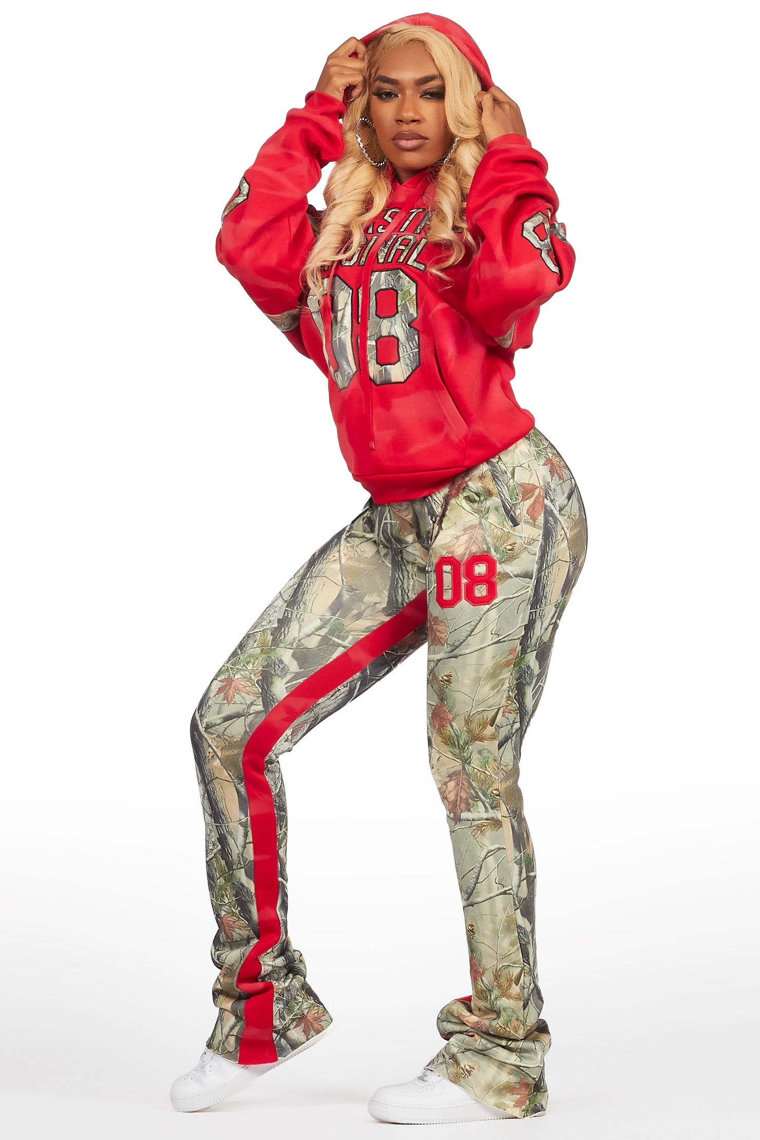 Eniyha Red/Camo Stacked Trackset