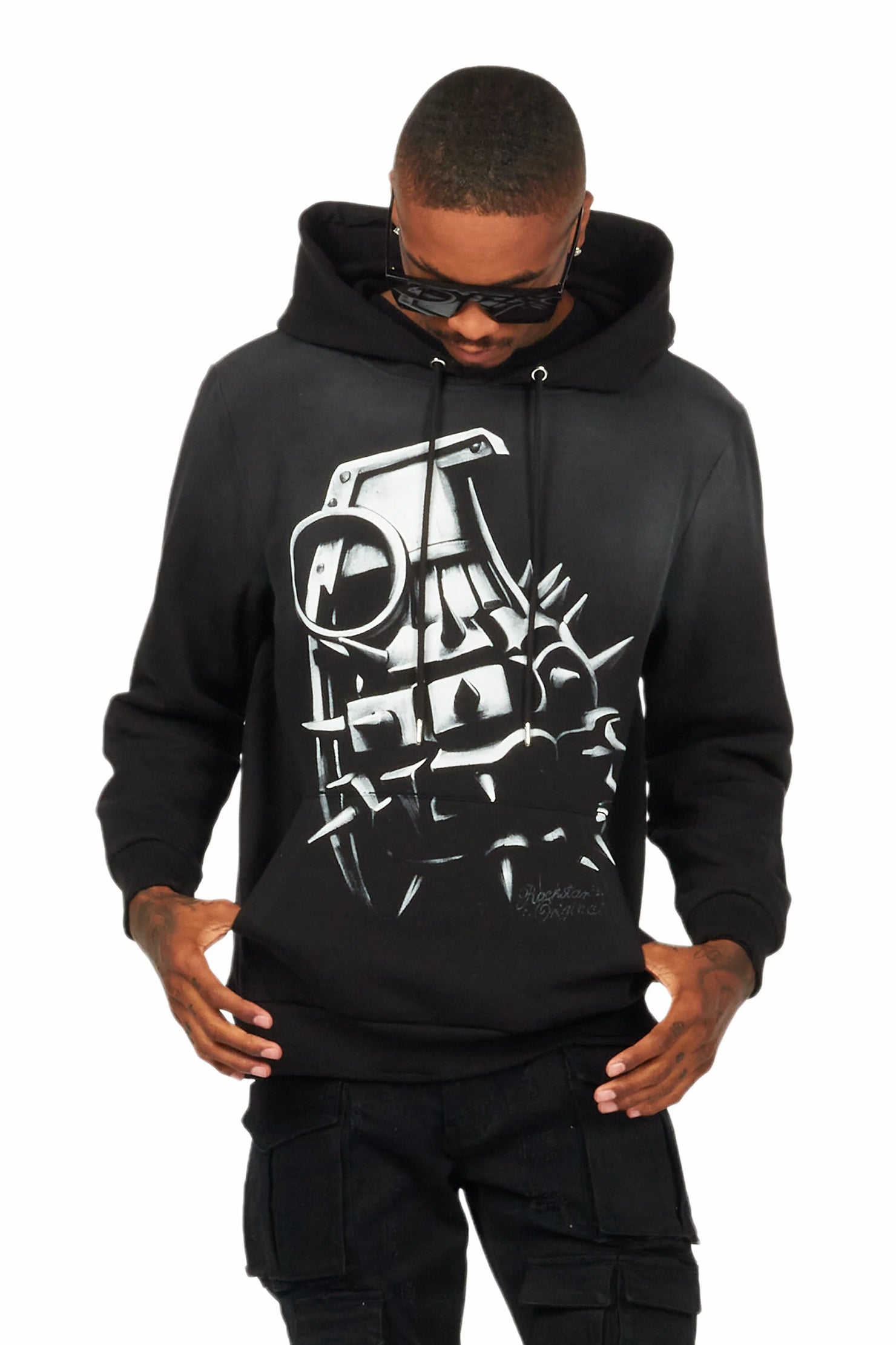 Mad Black Graphic Hoodie