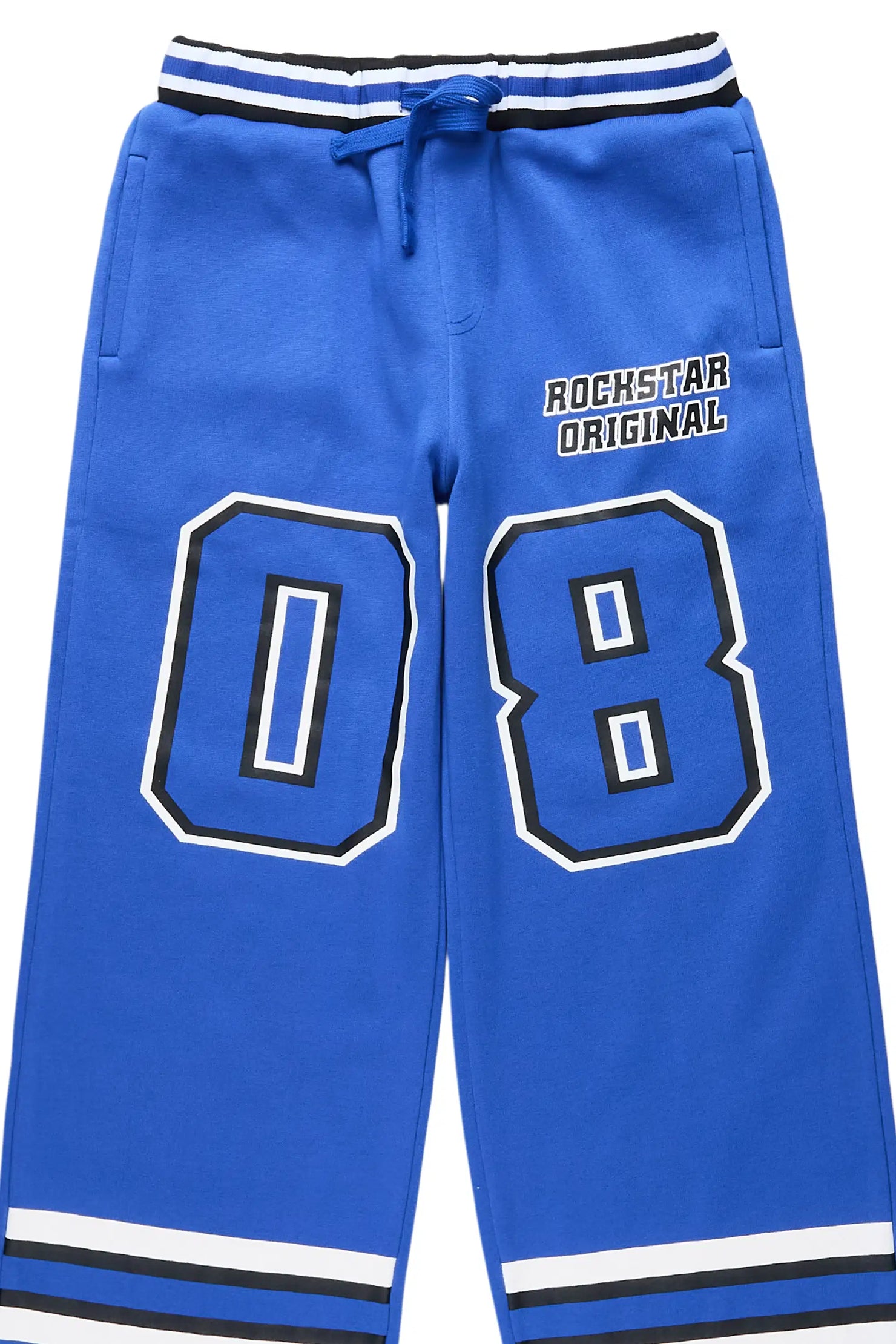 Boys Lenayh Royal Blue Baggy Track Pant
