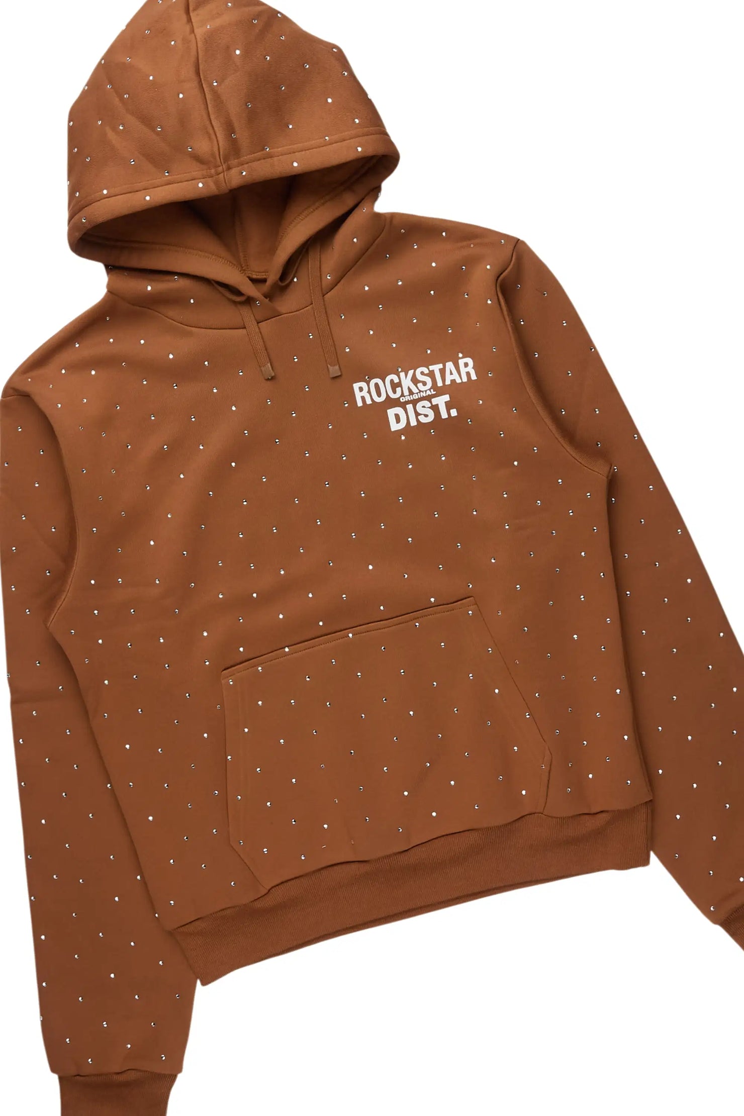 Shamoney Brown Rhinestone Stacked Track Set