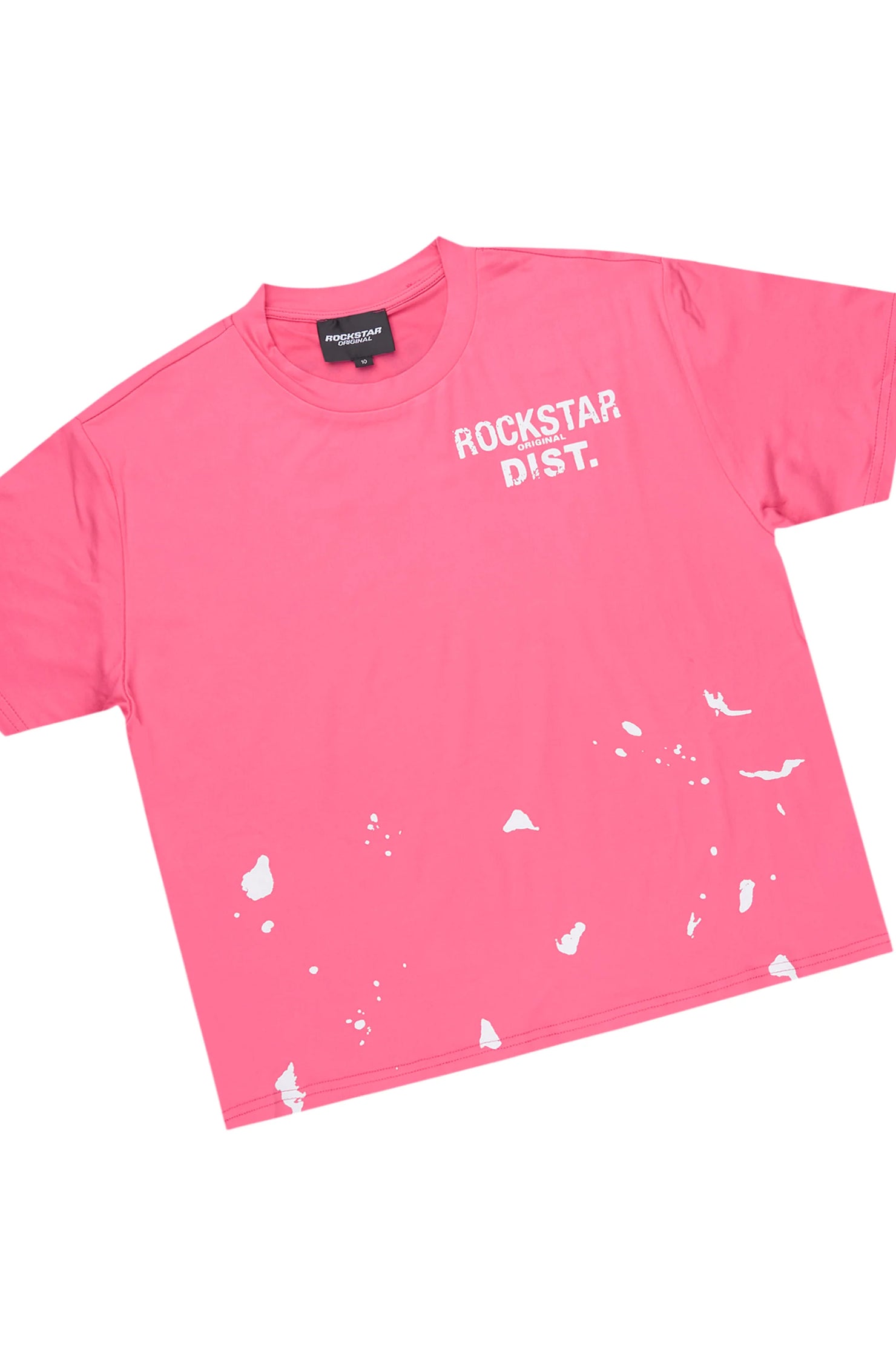 Girls Fuchsia Living For It Short Set