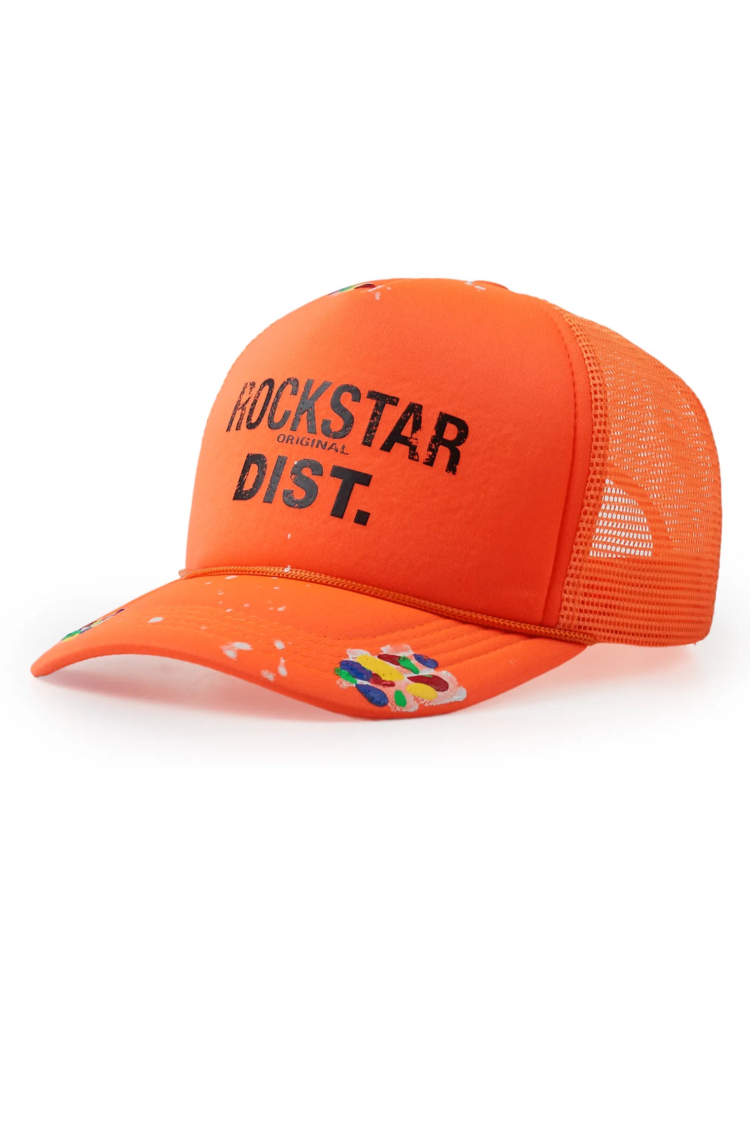 Rais Orange Graphic Trucker Hat